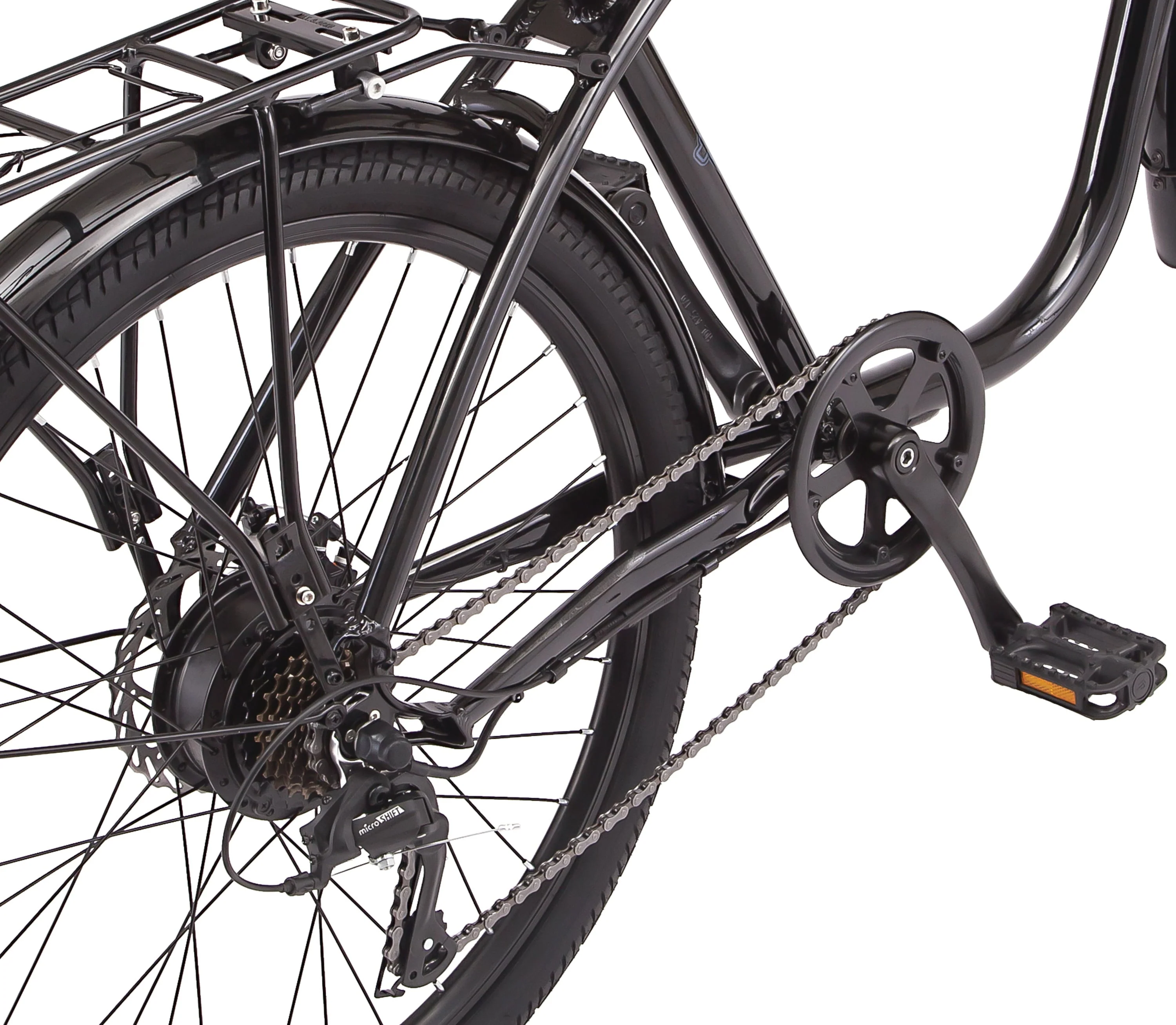 Schwinn EC1 26in Electric Cruiser Bike, Black
