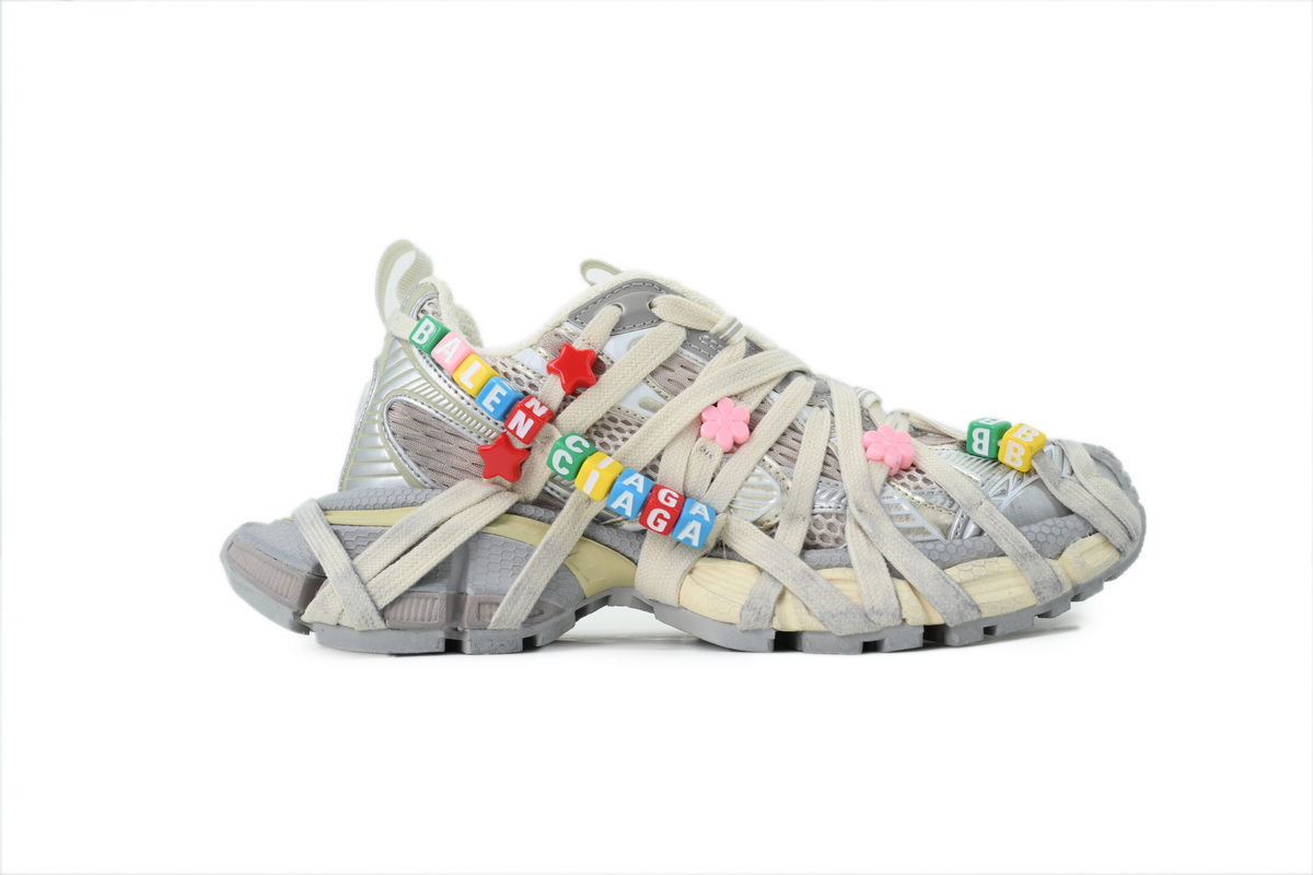 Balenciaga 3XL Sneaker Eggshell Multico 778697 W3XBD 9188