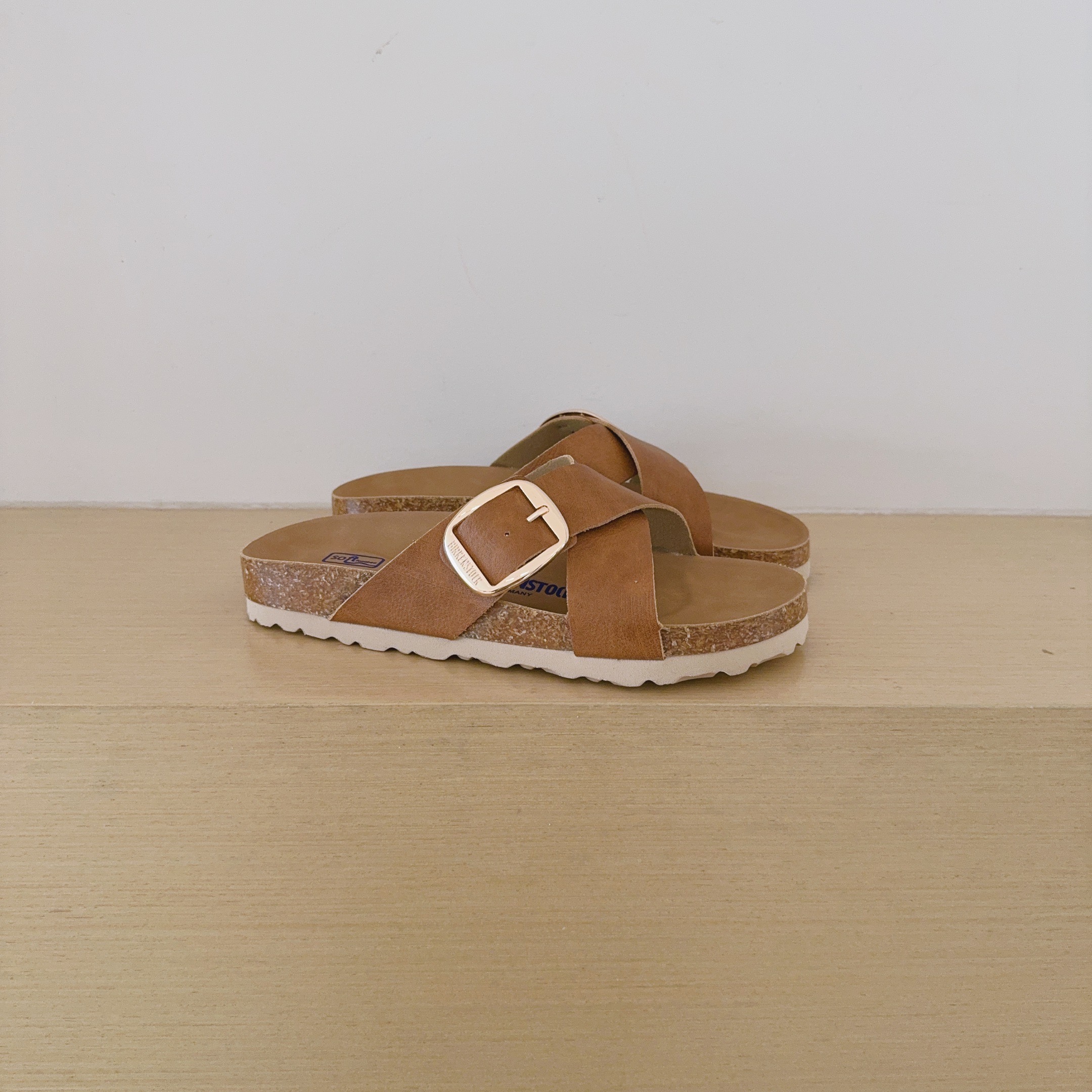 Birken-Style Cross-Strap Sandals