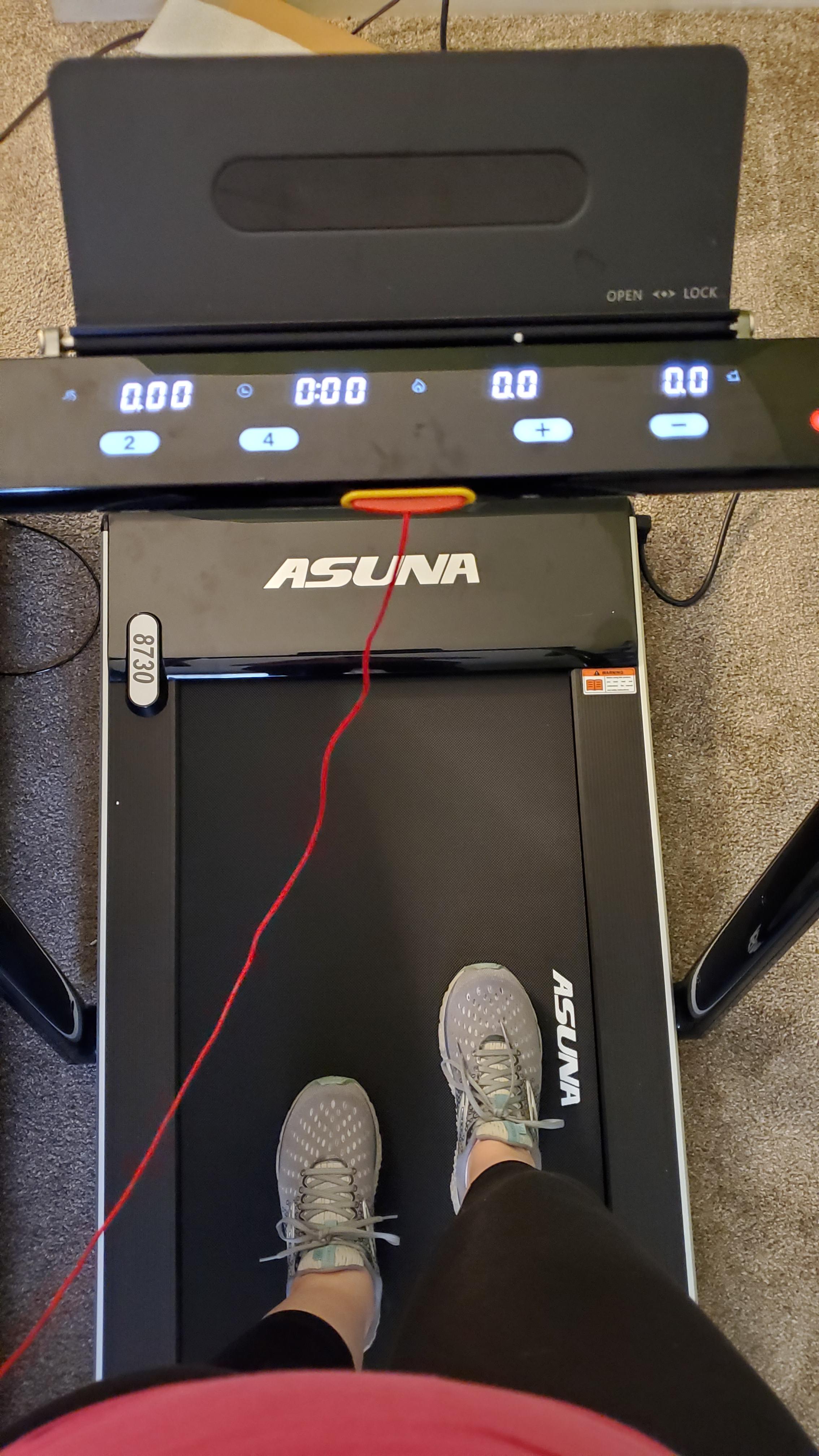 ASUNA Premium Slim Folding Treadmill Running Machine with