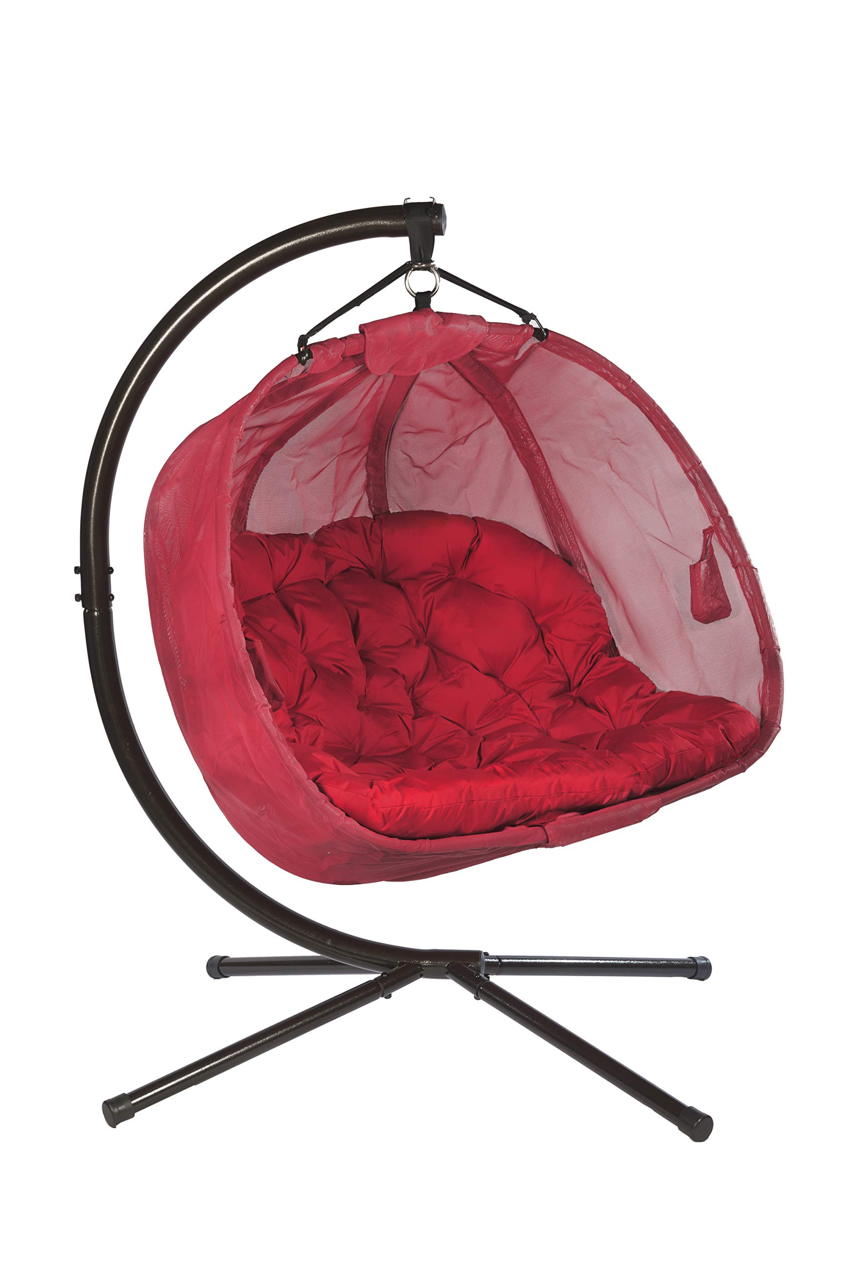 Hanging Pumpkin Loveseat Chair with Stand