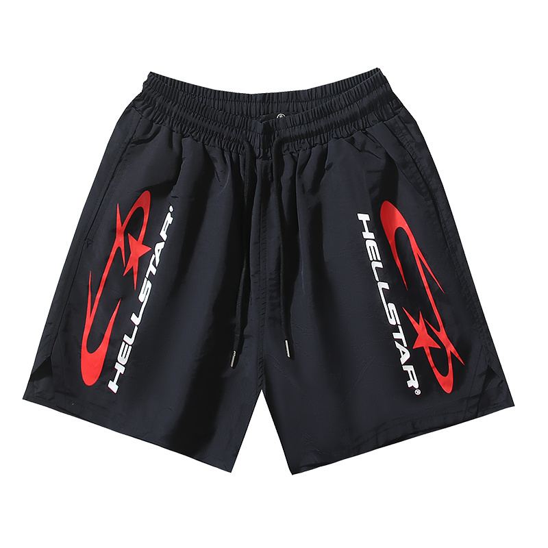 Hellstar Shorts Black 7800#