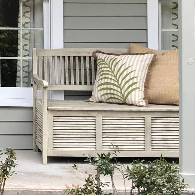 Wooden Storage Bench