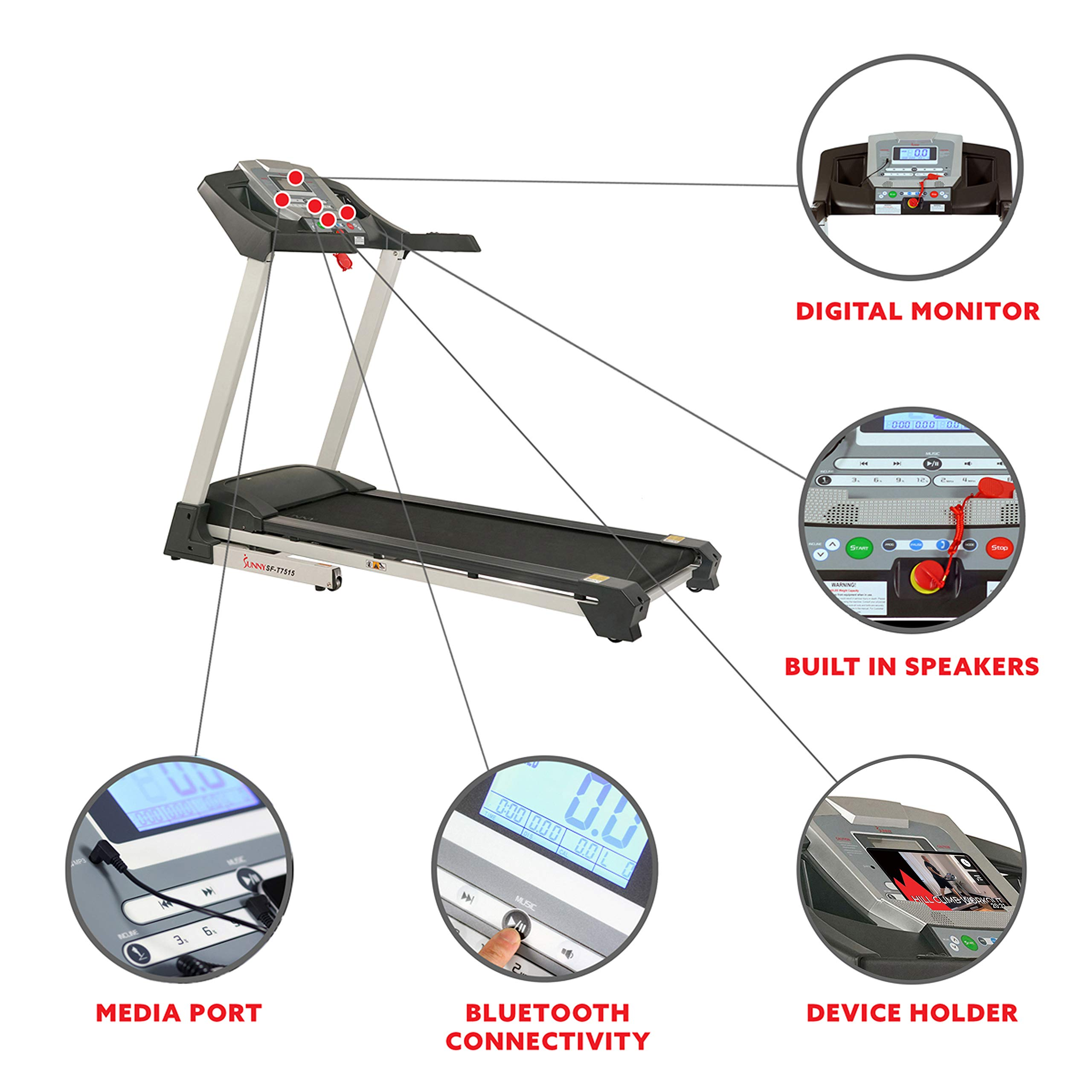 Smart Treadmill with Auto Incline