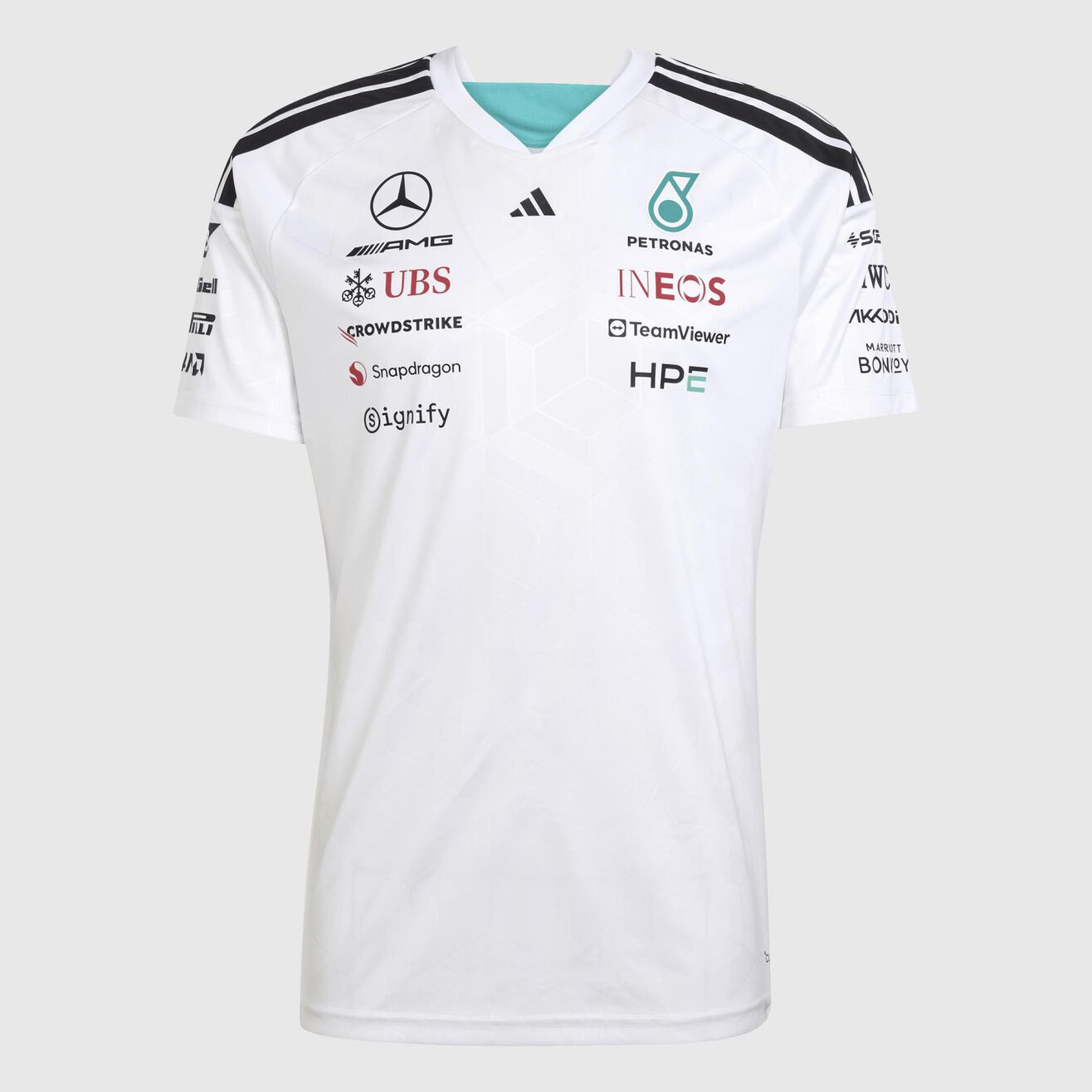 Mercedes White Shirt F1 Jersey 2026