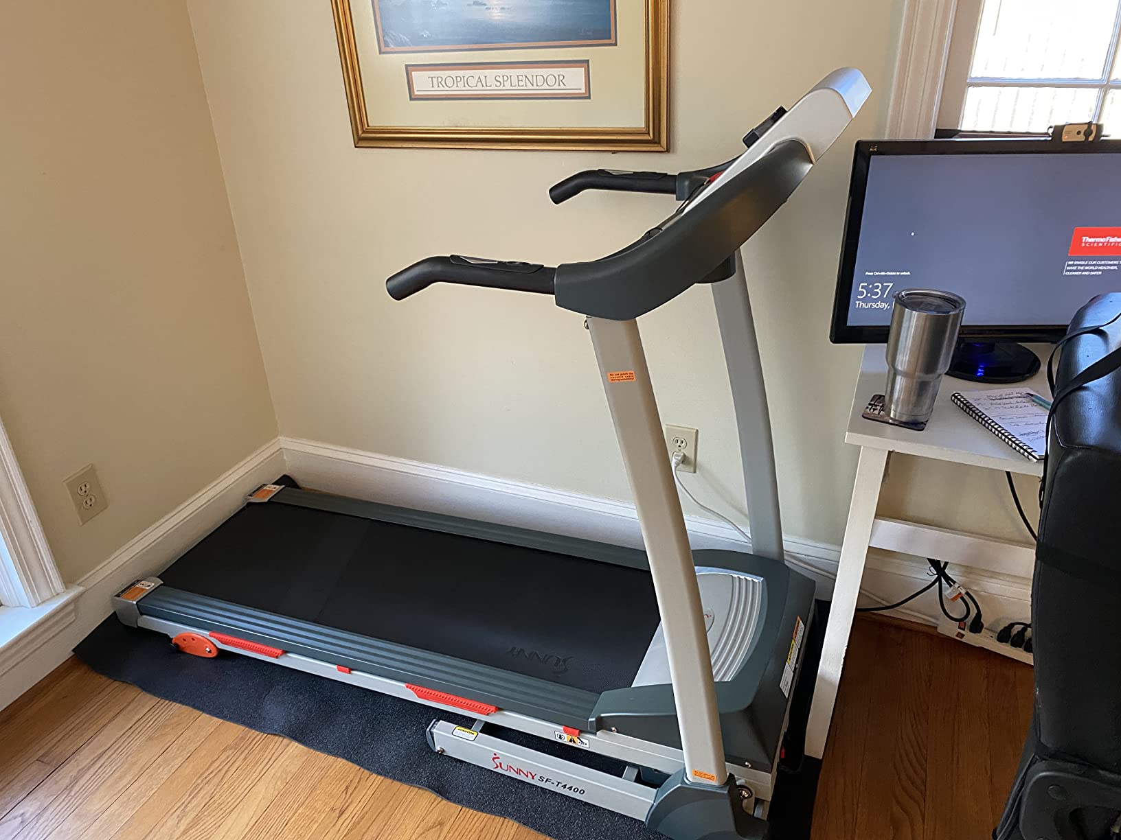 Folding Incline Treadmill with Optional Exclusive SunnyFit App