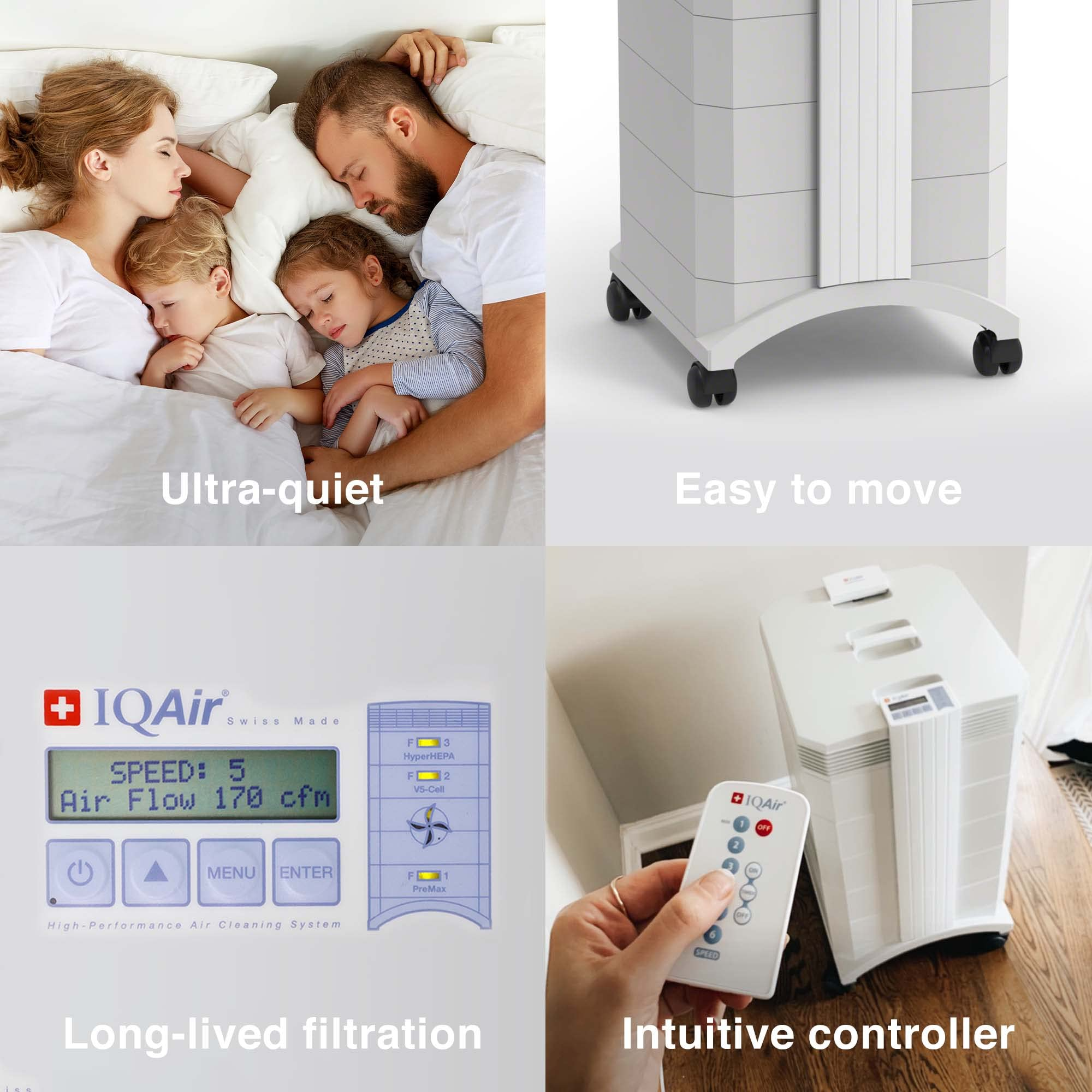 IQAir HealthPro Plus Air Purifier - Medical Grade HyperHEPA