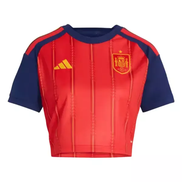 Spain Crop Top Home Jersey World Cup 2026