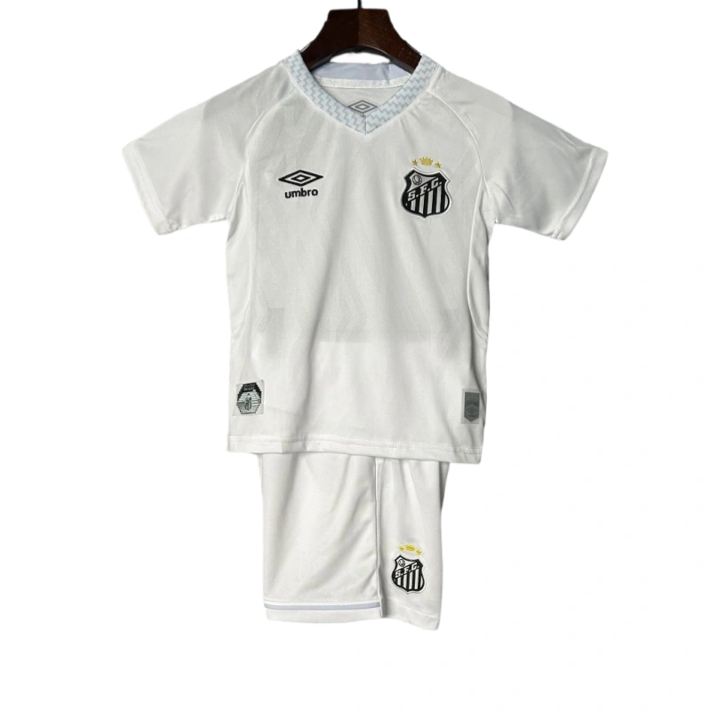 2025/26 Santos FC Umbro Home Soccer Jersey Kids CBKJ KS