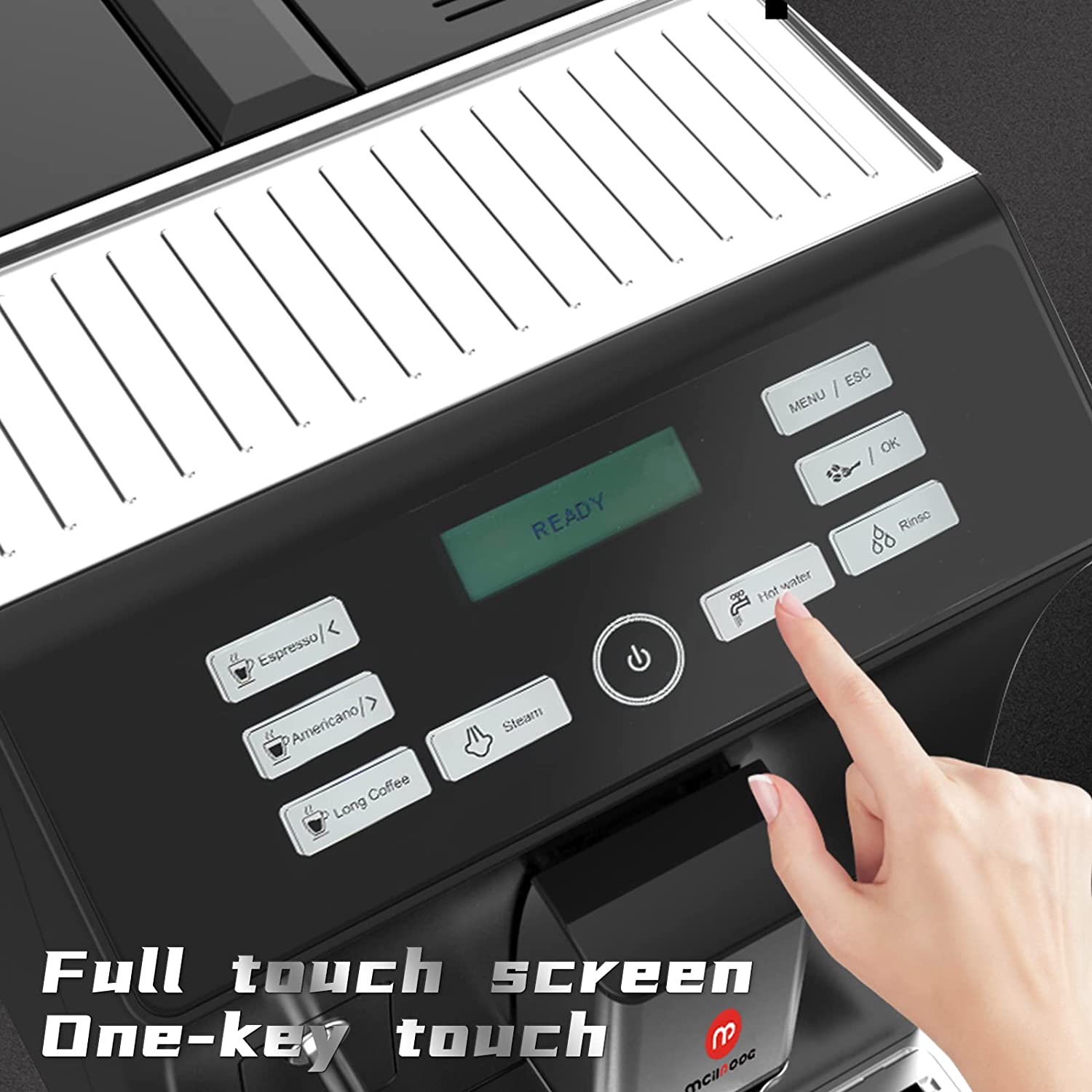 Super Fully Automatic Espresso Coffee Machine With Bean And
