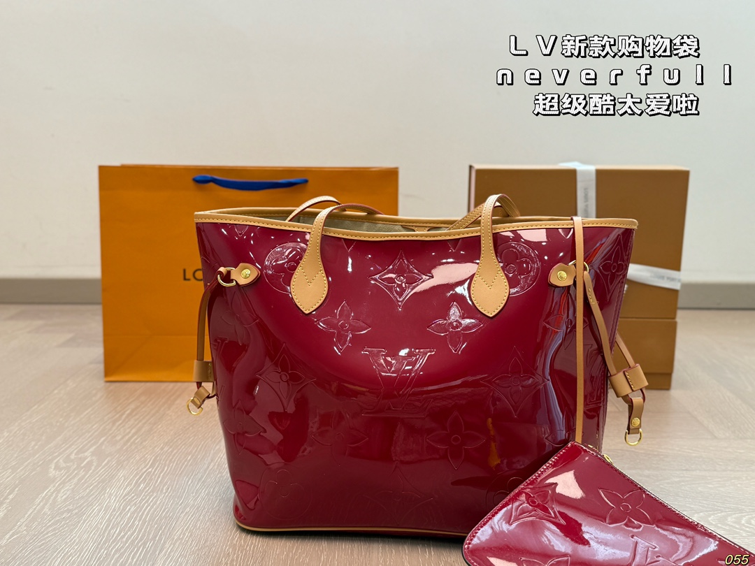 LV neverfull shopping bag