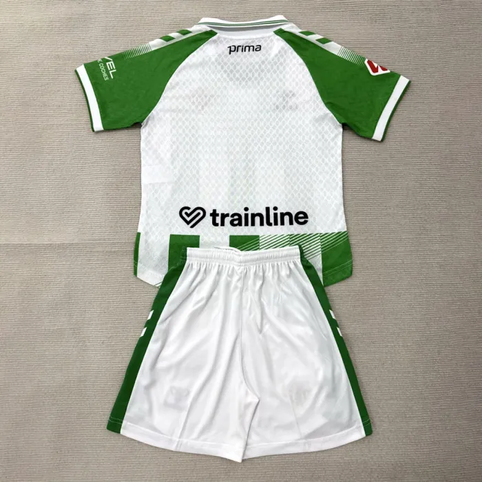 Kids Real Betis Home Jersey Kit Suit 26/27