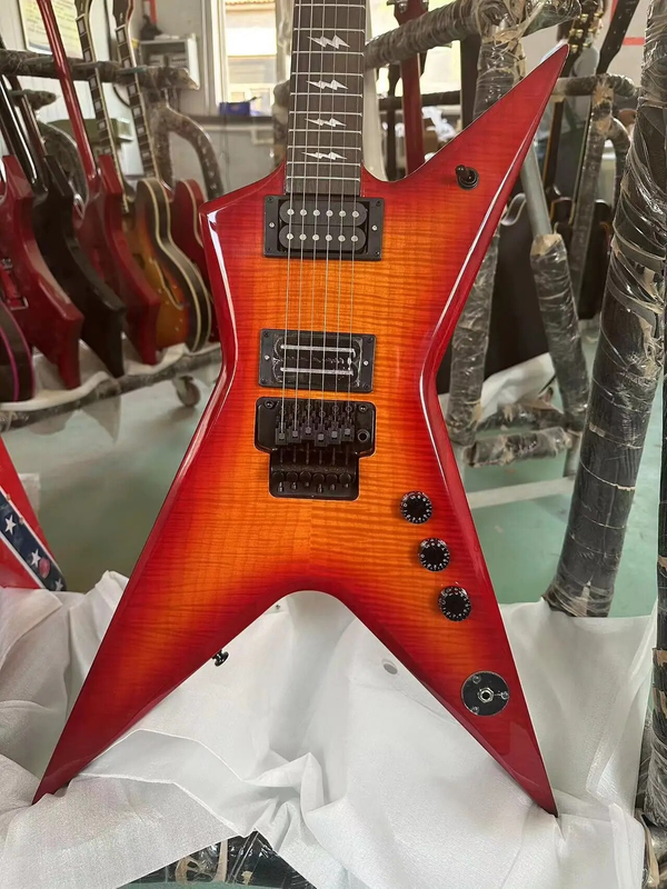 Custom Factory Customized 6strings Washburn Dimebag & # 034;Stealth& # 034; Electric Guitar