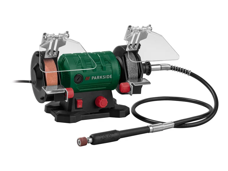 Touret à meuler double avec arbre flexible PDFW 120 B3, 120 W