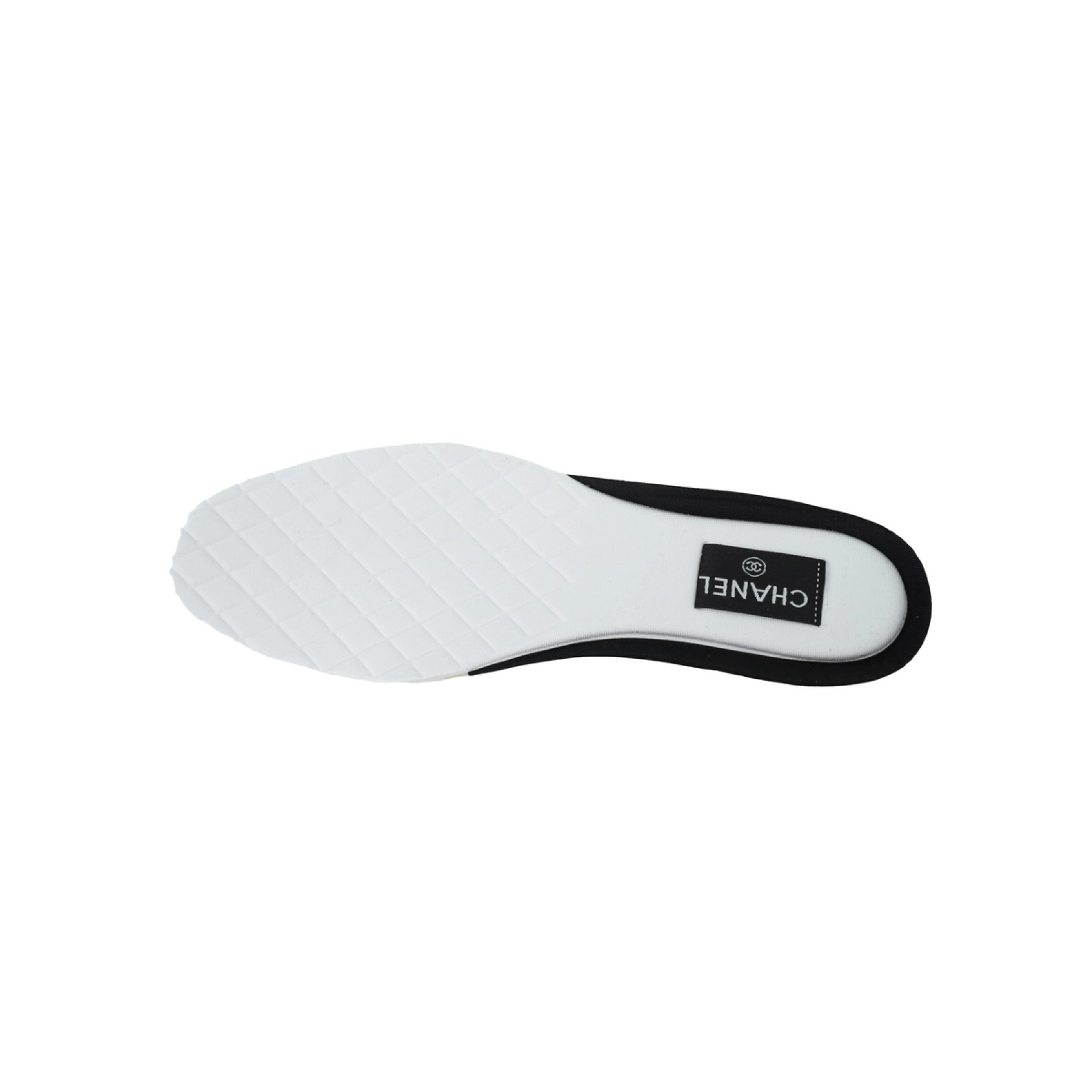 Chanel CC Logo Sneaker White Black