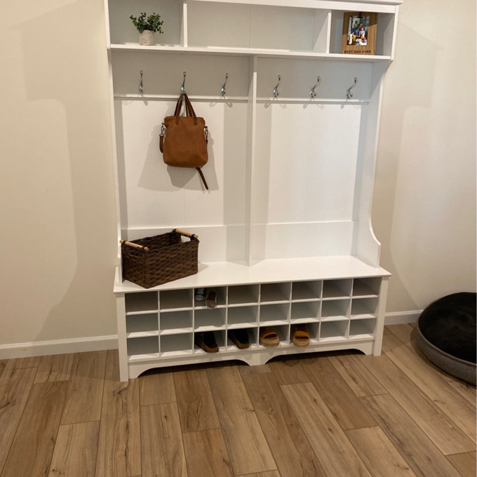 Gracie 60'' Wide Hall Tree with Bench