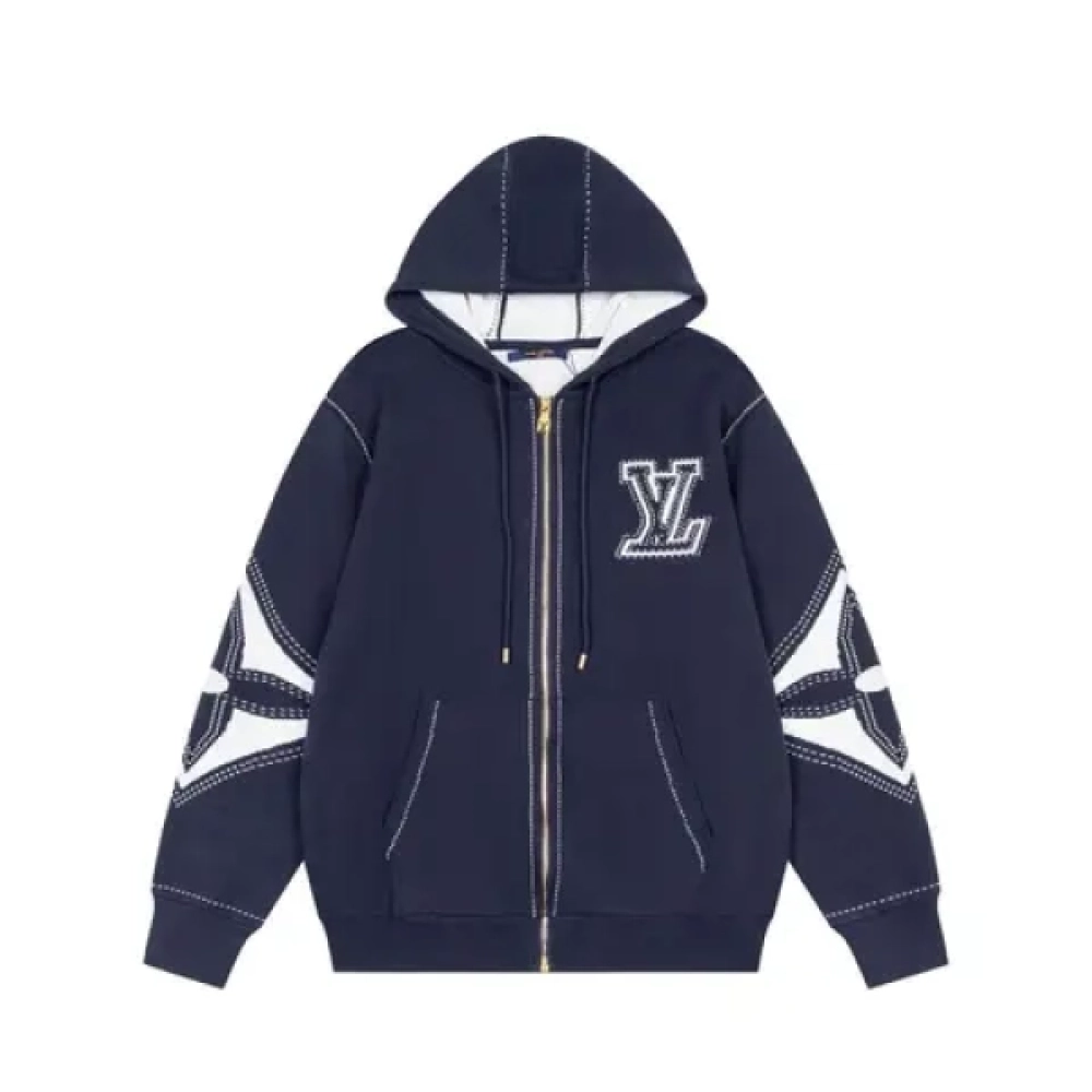 Louis Vuitton Hoodie Jacket+Purple Brand Jeans -145# - ogsneaker