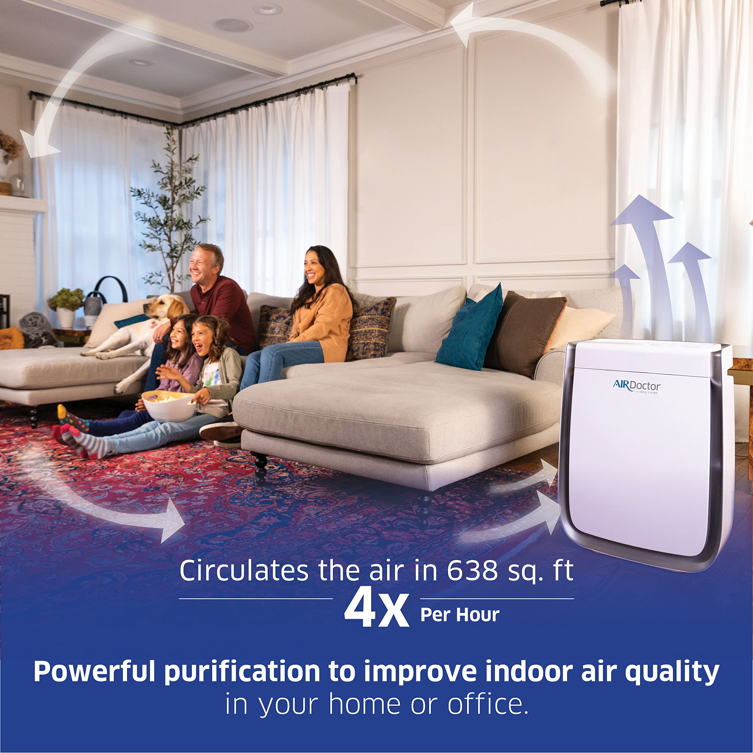 4-in-1 Air Purifier and Large Rooms with UltraHEPA