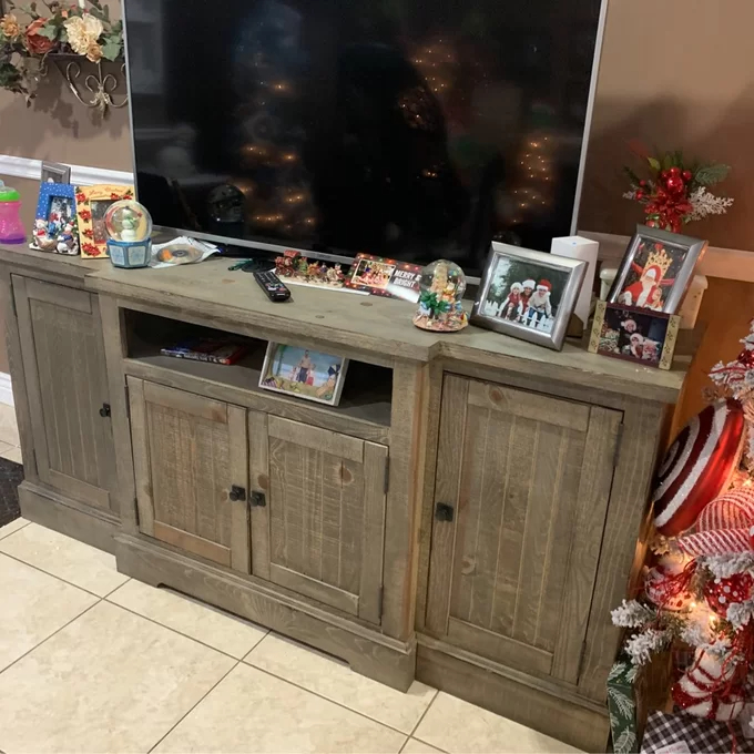 Casserly Solid Wood TV Stand for TVs up to 88