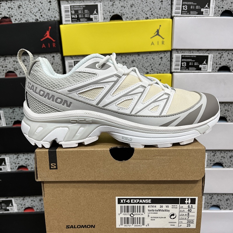 Salomon XT-6 White Gray Edition B Sneakers