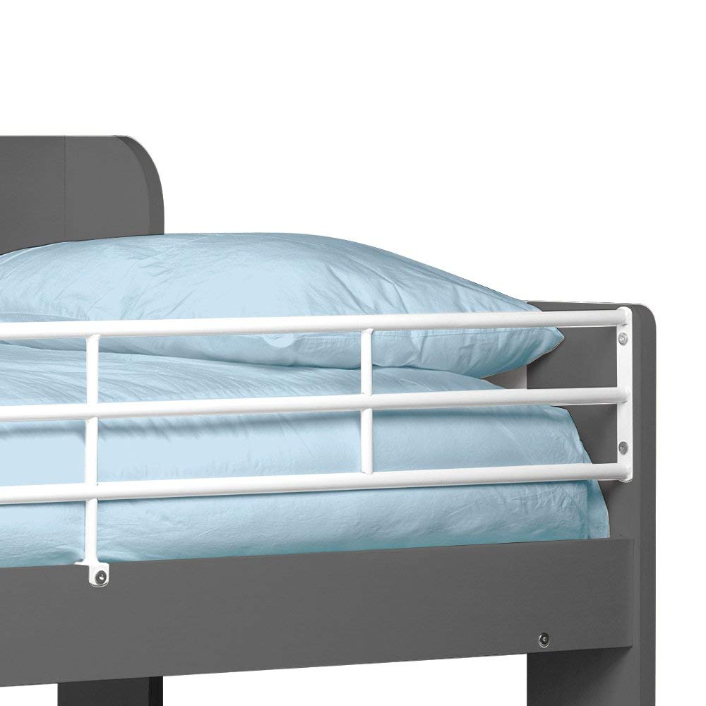 Kids Bunk Bed with Storage Shelves with 2x Pocket Sprung Mattress