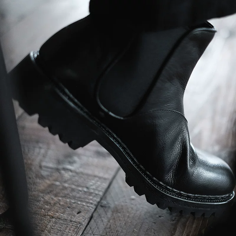 Goodyear leather boots