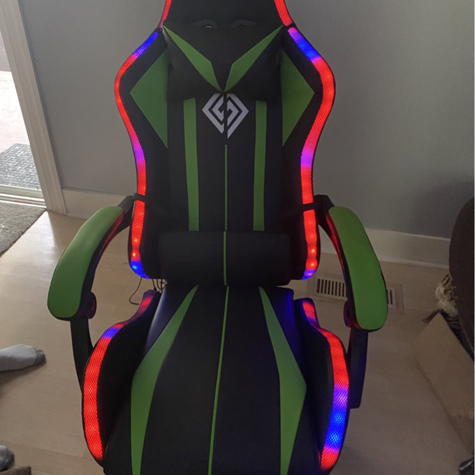 RGB PC & Racing Game Chair With Massage And Bluetooth