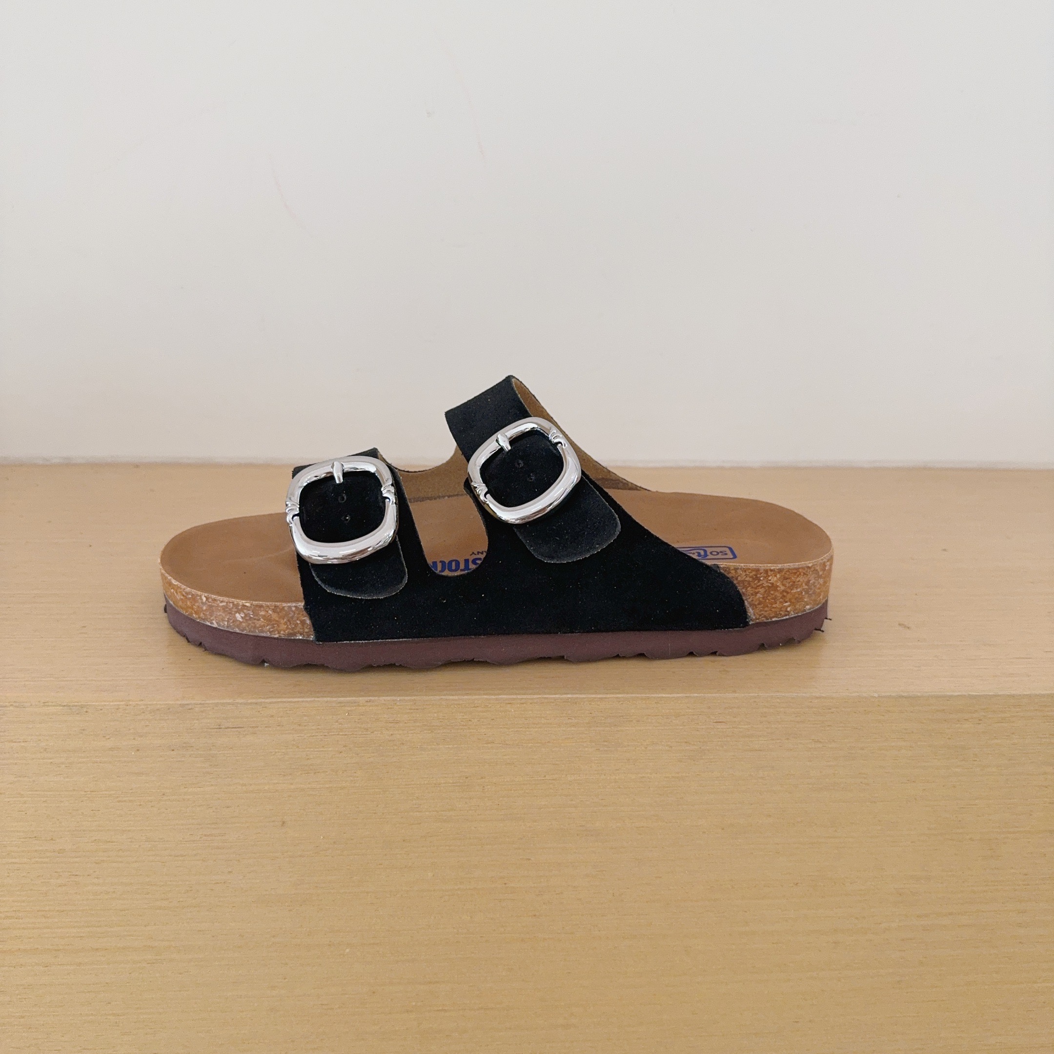 Birken-Style Two-Strap Sandals Cross Motif Collaboration Series