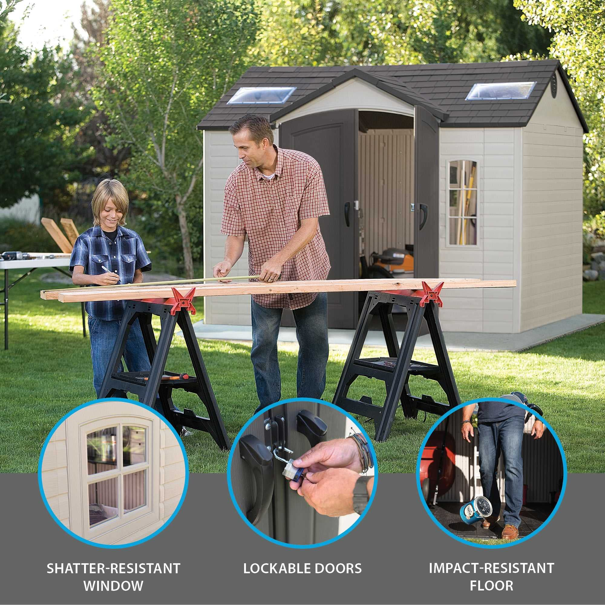 10x8 ft Storage Shed