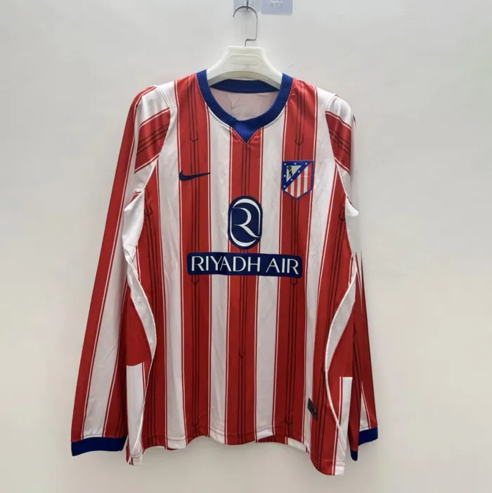 Atletico Madrid Home Long Sleeves Jersey Fan Version 26/27