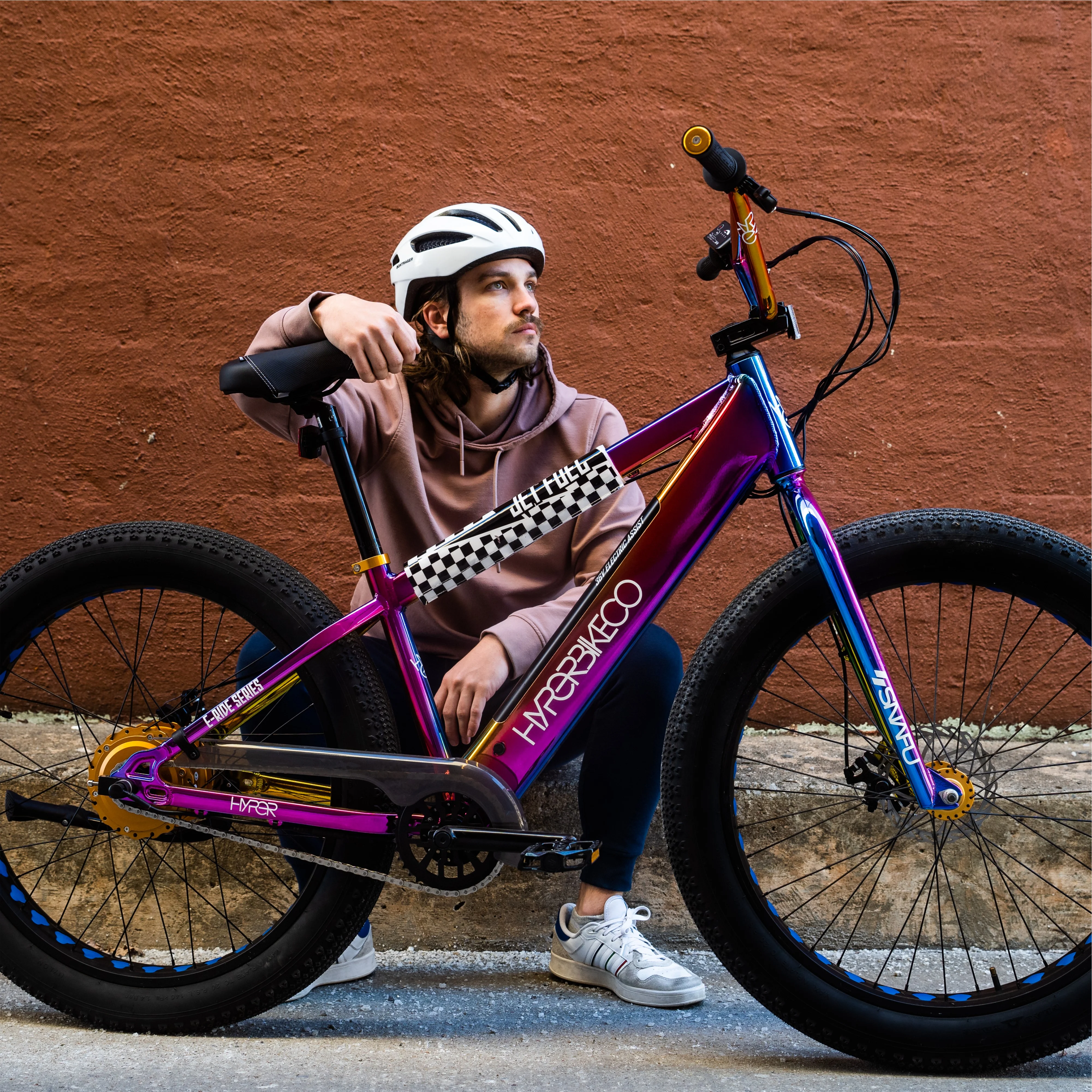 Hyper Jet Fuel 26in Fat Tire Electric BMX Bike, 250W, 36V