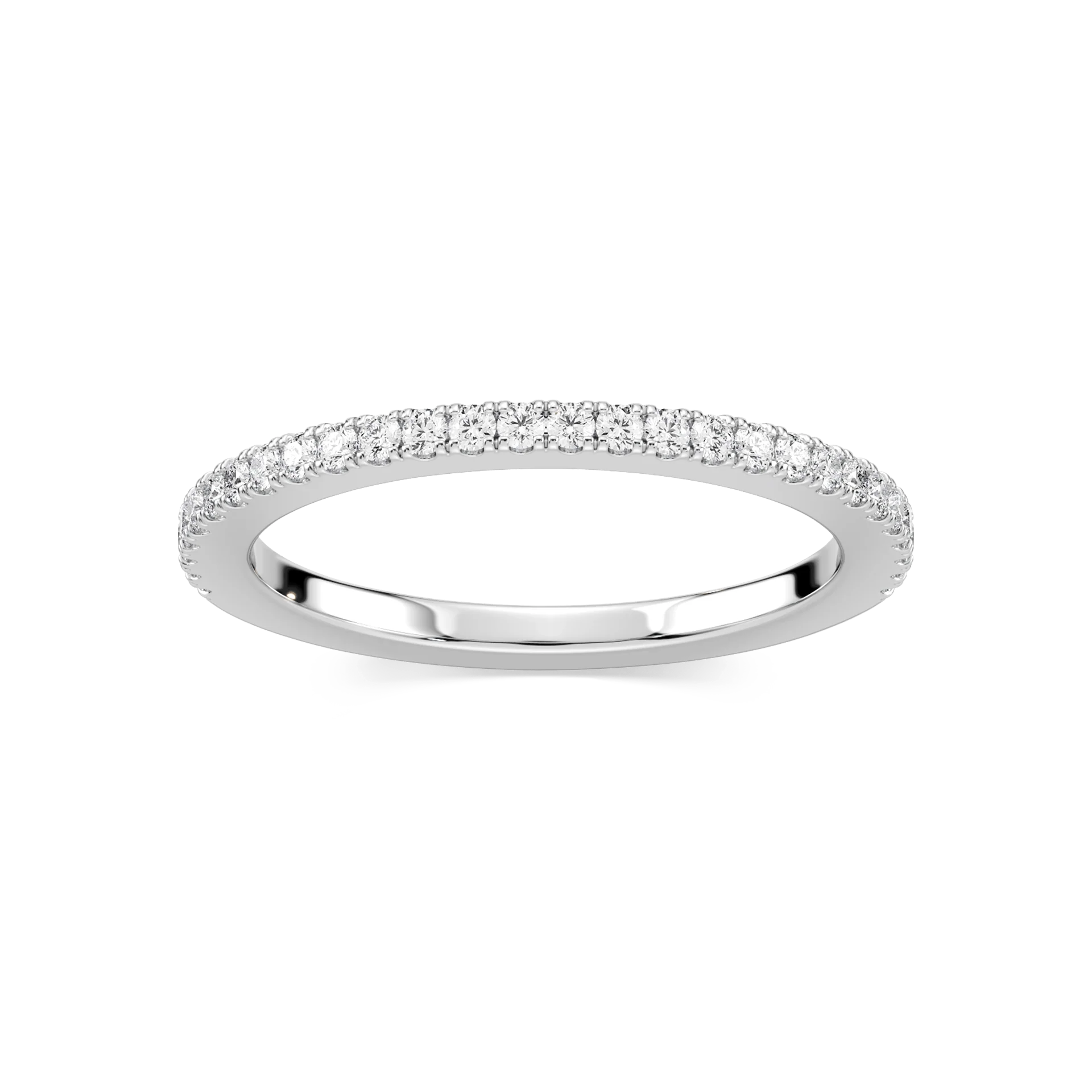 Hope 1/5 ctw Round Lab Grown Diamond Four Prong Wedding Band