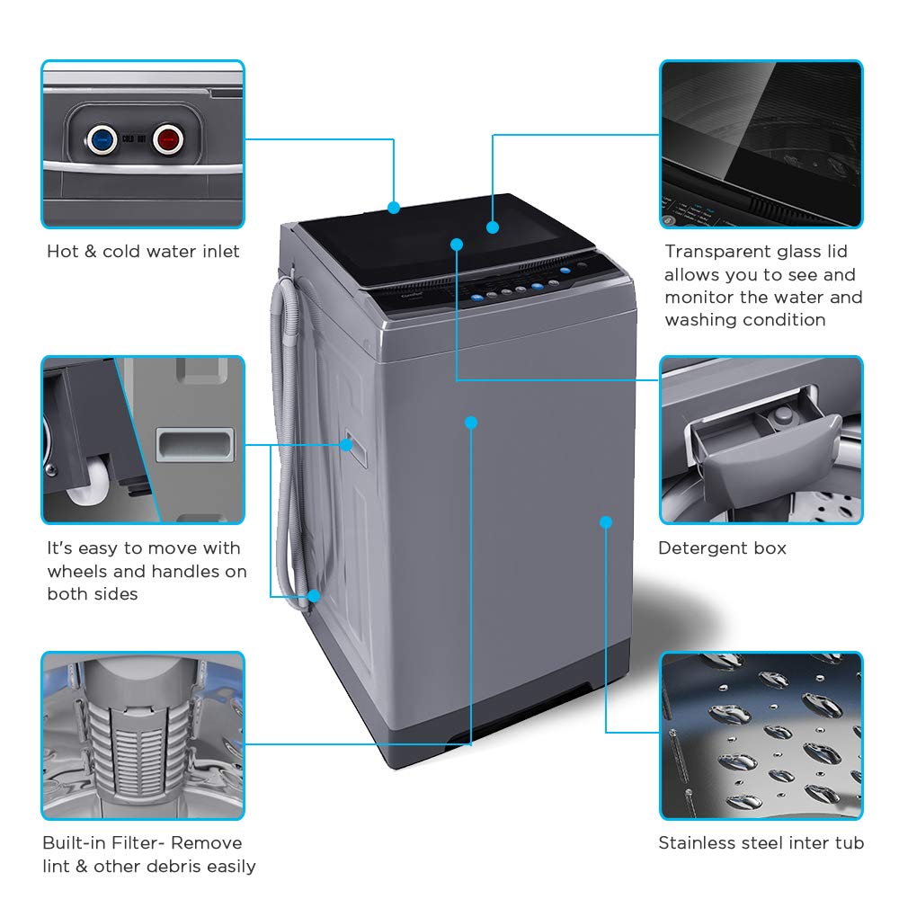 COMFEE 1.6 Cu.ft Portable Washing Machine
