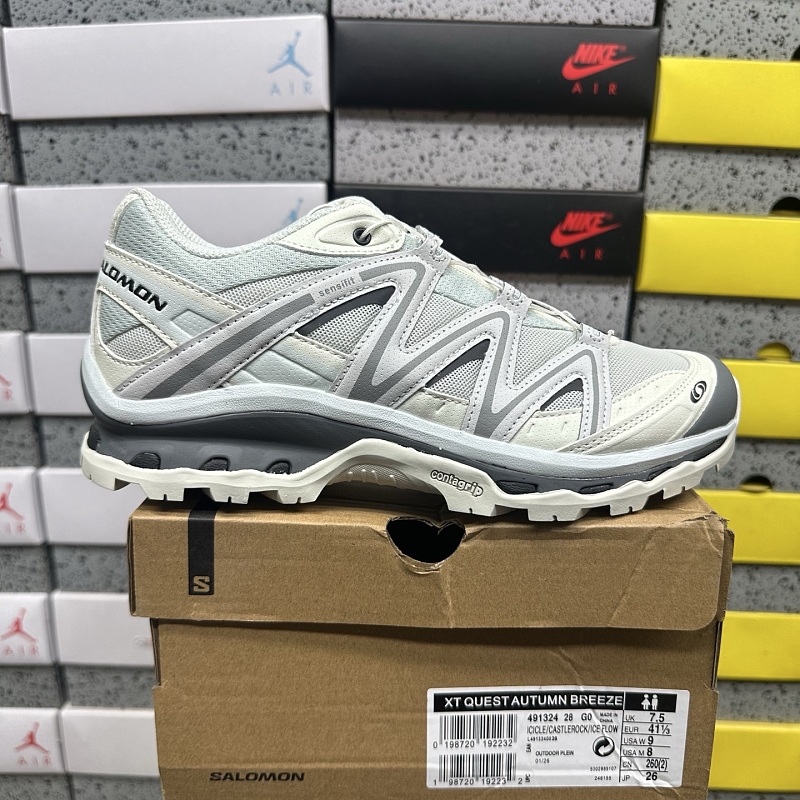 Salomon XT-Q White Gray Sneakers