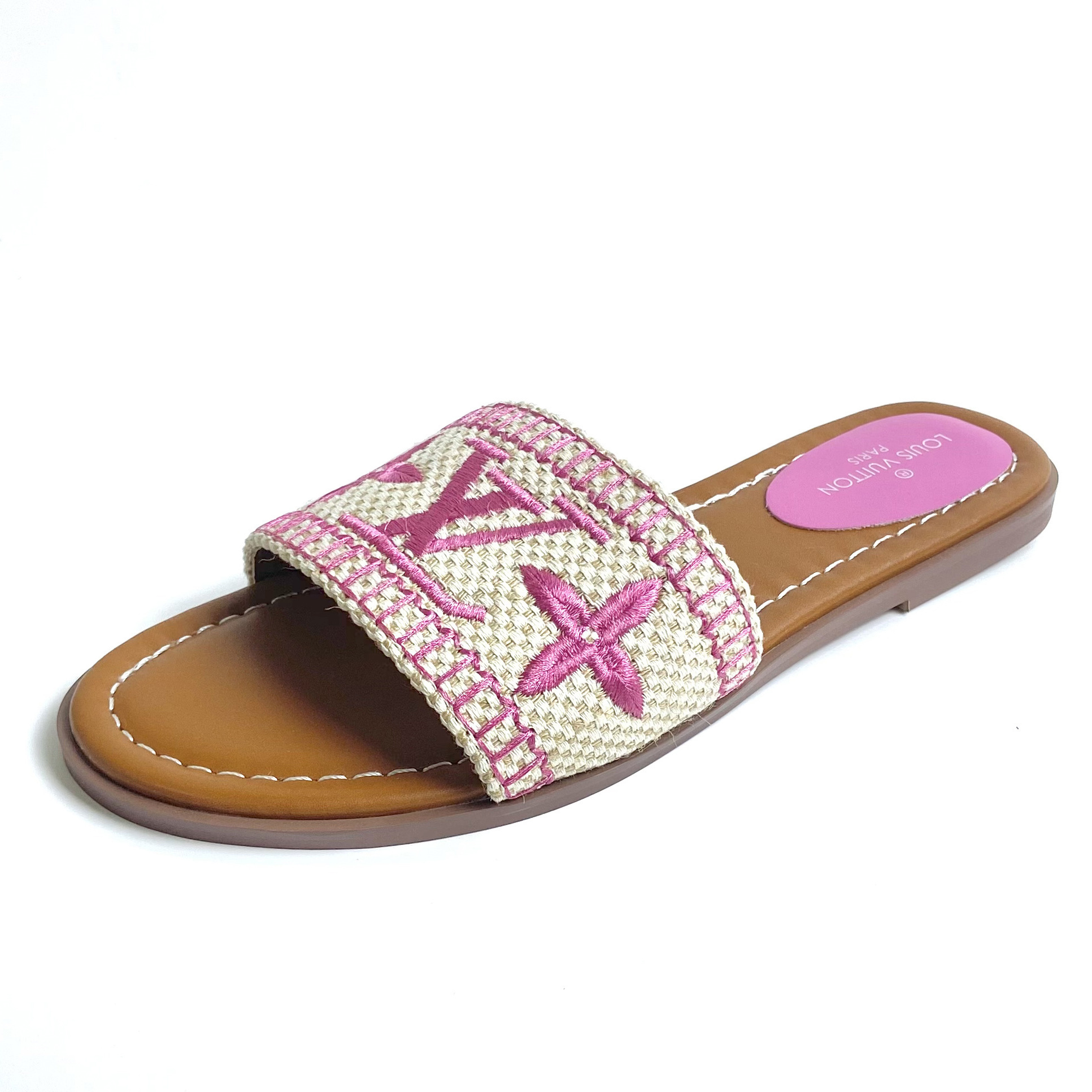 Louis Vuitton Monogram Flat Slides
