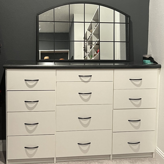 Kaxton Window Pane Metal Mirror