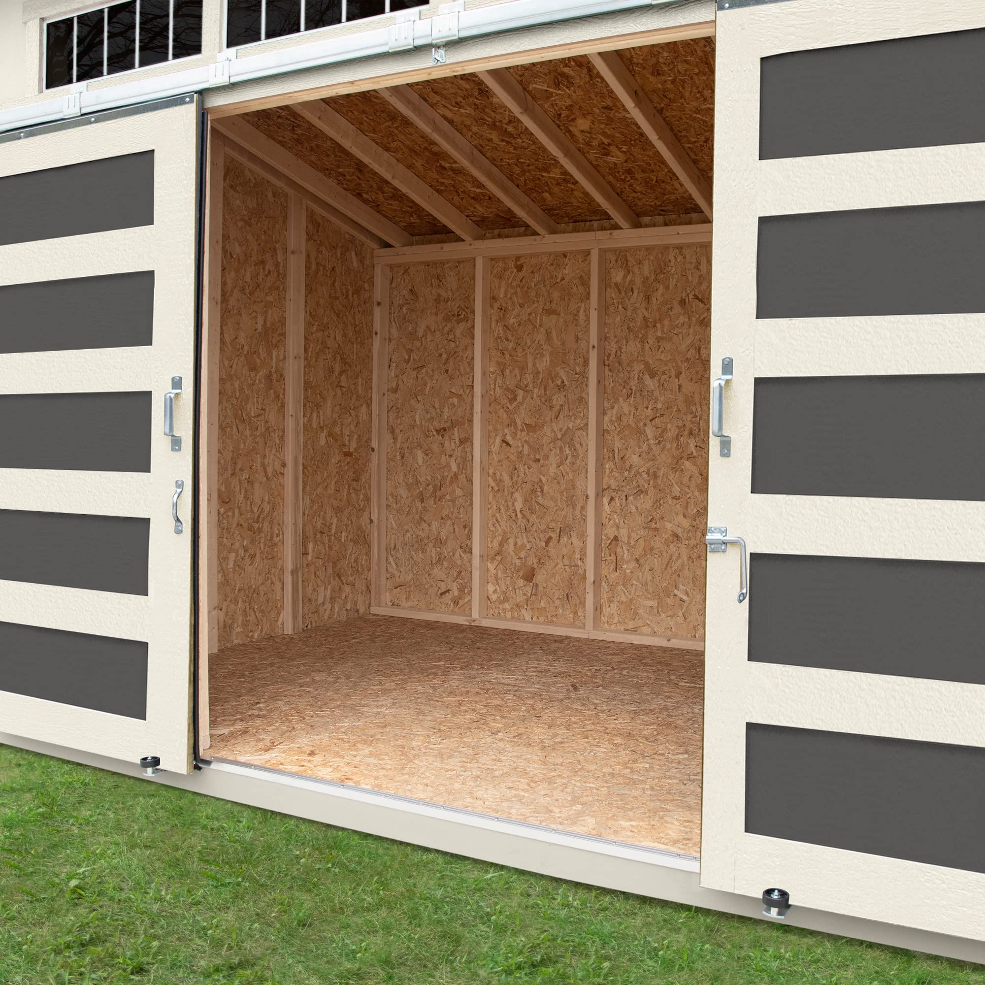 Palisade 12x8 Do-it-Yourself Wooden Storage Shed with Floor