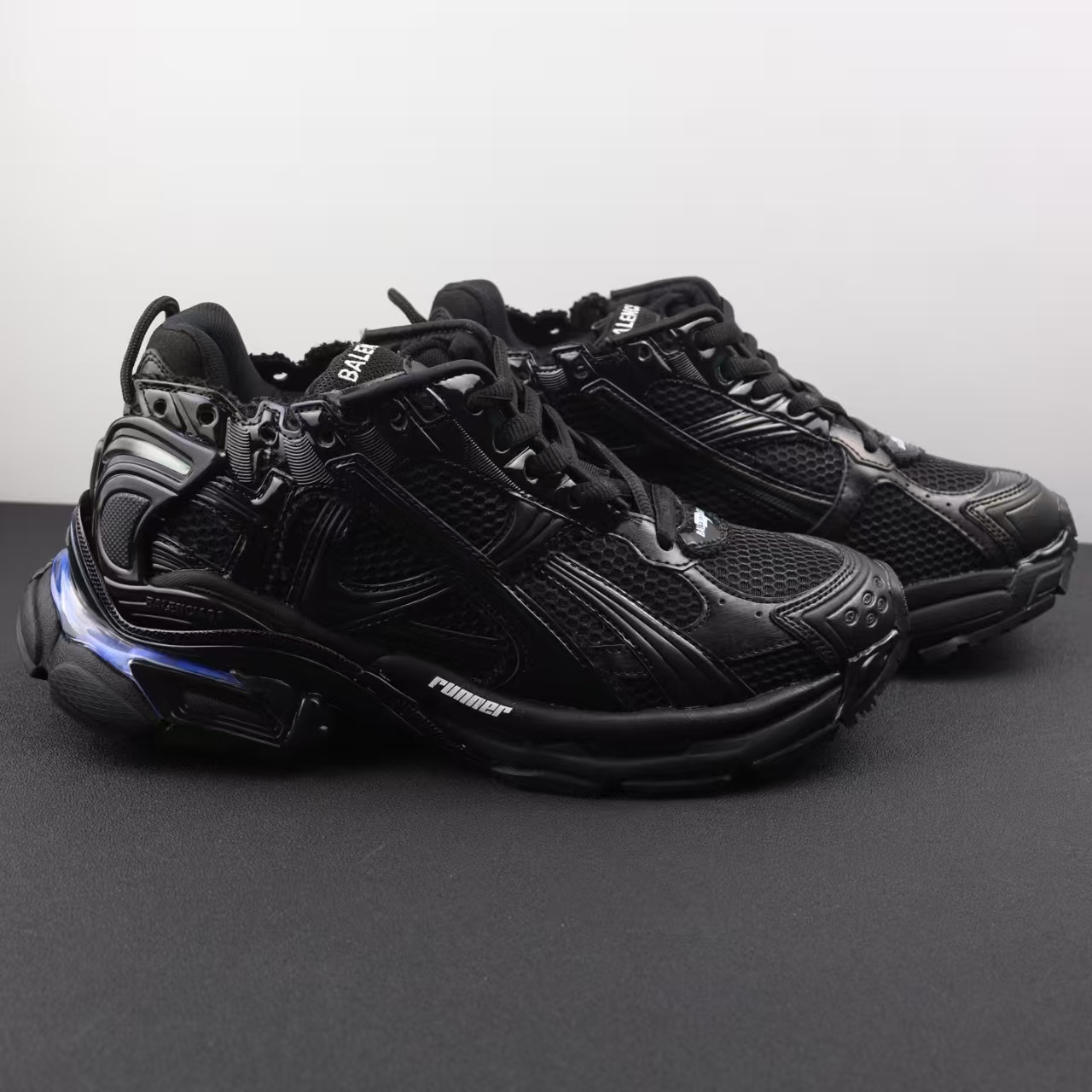 In Stock Balenciaga Runner Led Sneaker Black