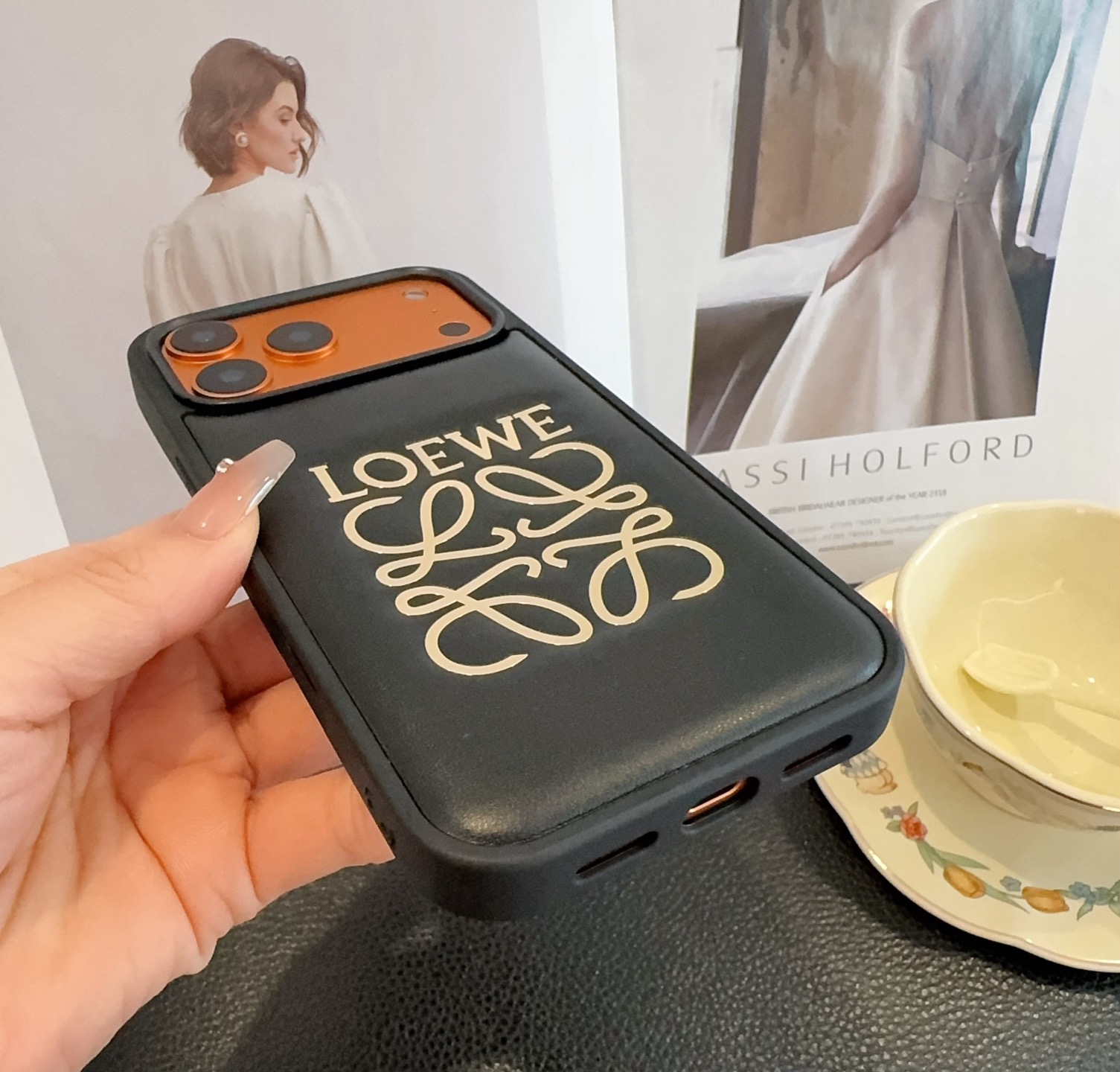 Loewe Hot Stamping Full-Cover Phone Case