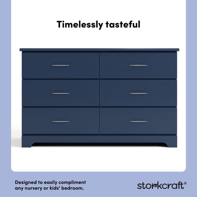 Storkcraft Brookside 6 Drawer Double Dresser