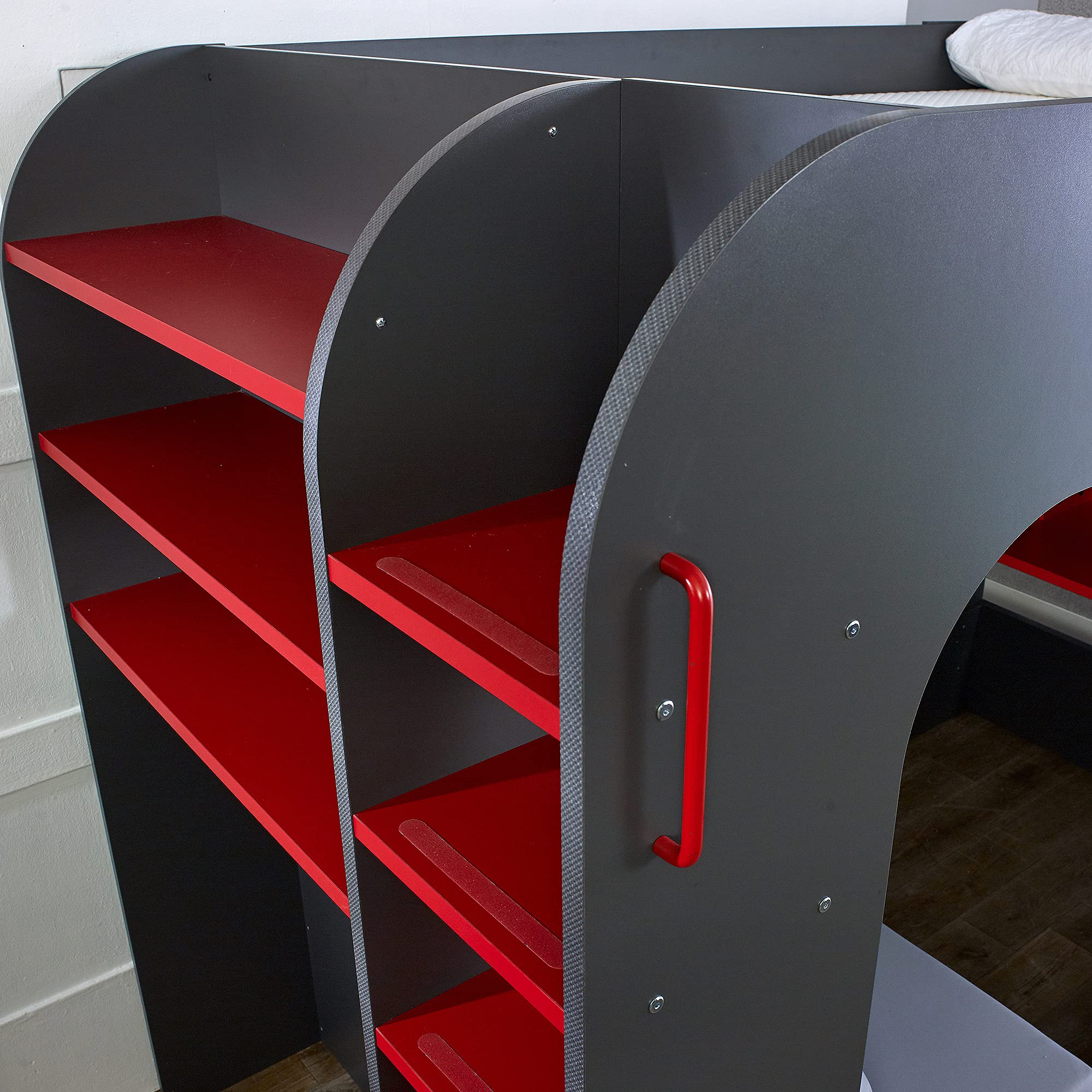 PodBed High Sleeper Gaming Bed with Sofa Bed
