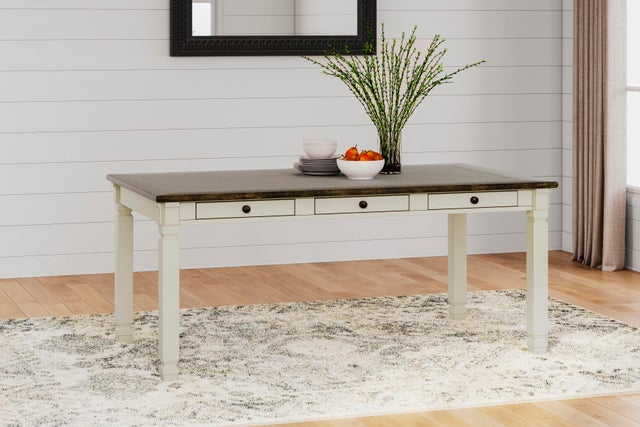 Tyler Creek / Bolanburg Dining Table with Storage Drawers