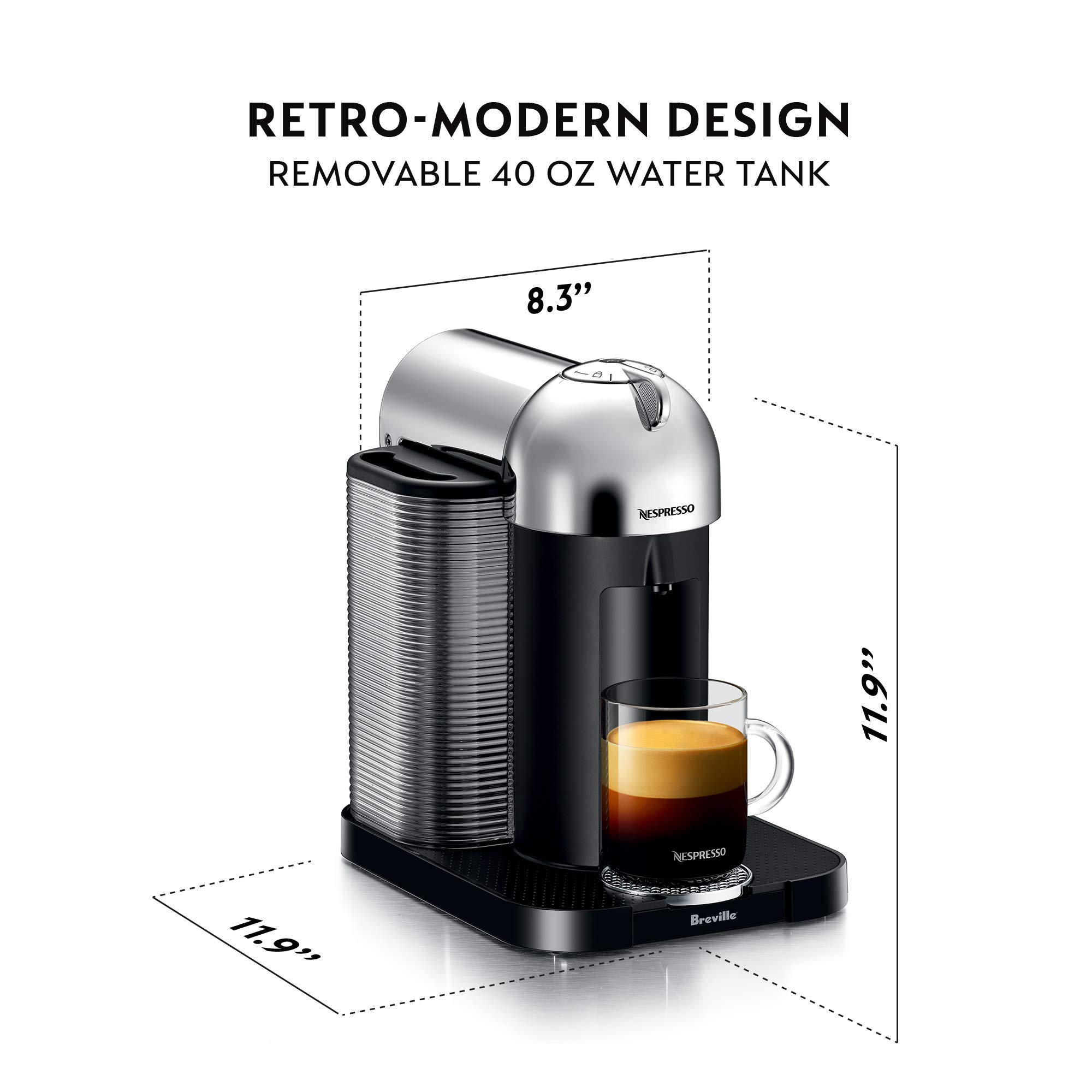 Vertuo Coffee and Espresso Machine with Aeroccino Milk Frother