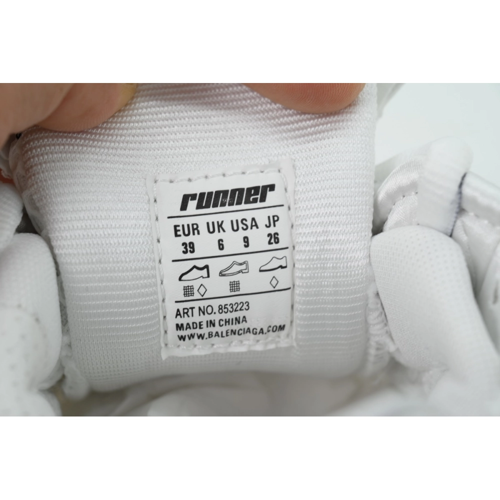 Balenciaga Runner White 853223 WRNLD 0102（LED） - ogsneaker