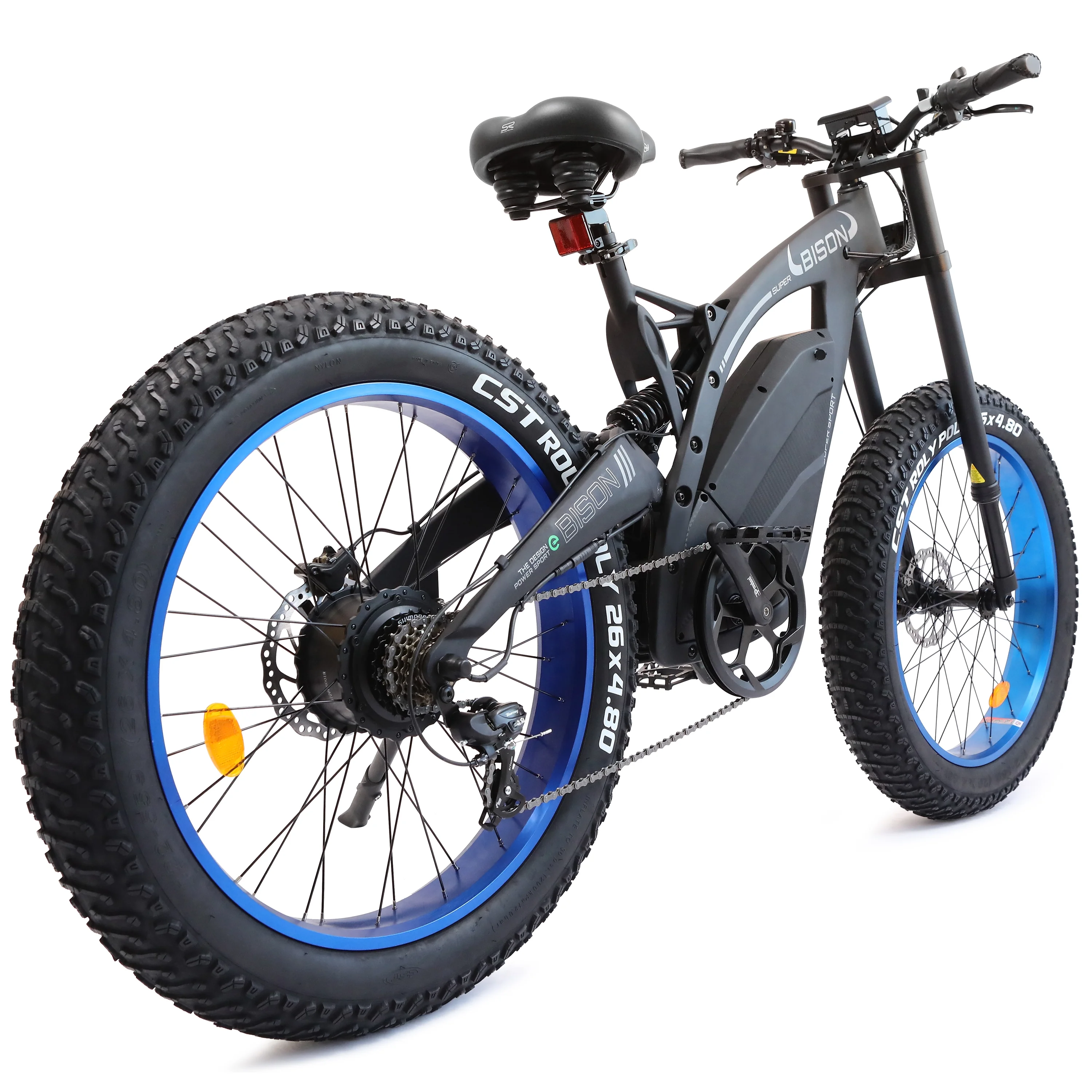 ECOTRIC 26in Fat Tire Electric Mountain Bike, 750W, 48V 18Ah