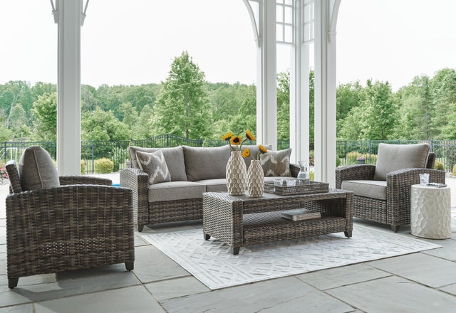 Oasis Court 4-Piece Outdoor Conversation Set