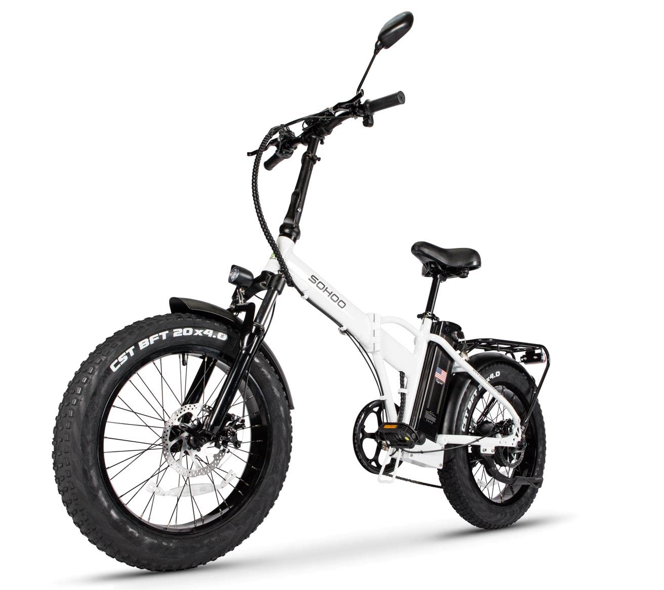 Adult Step-Over & Step-Thru Folding Fat Tire E-Bike Mountain