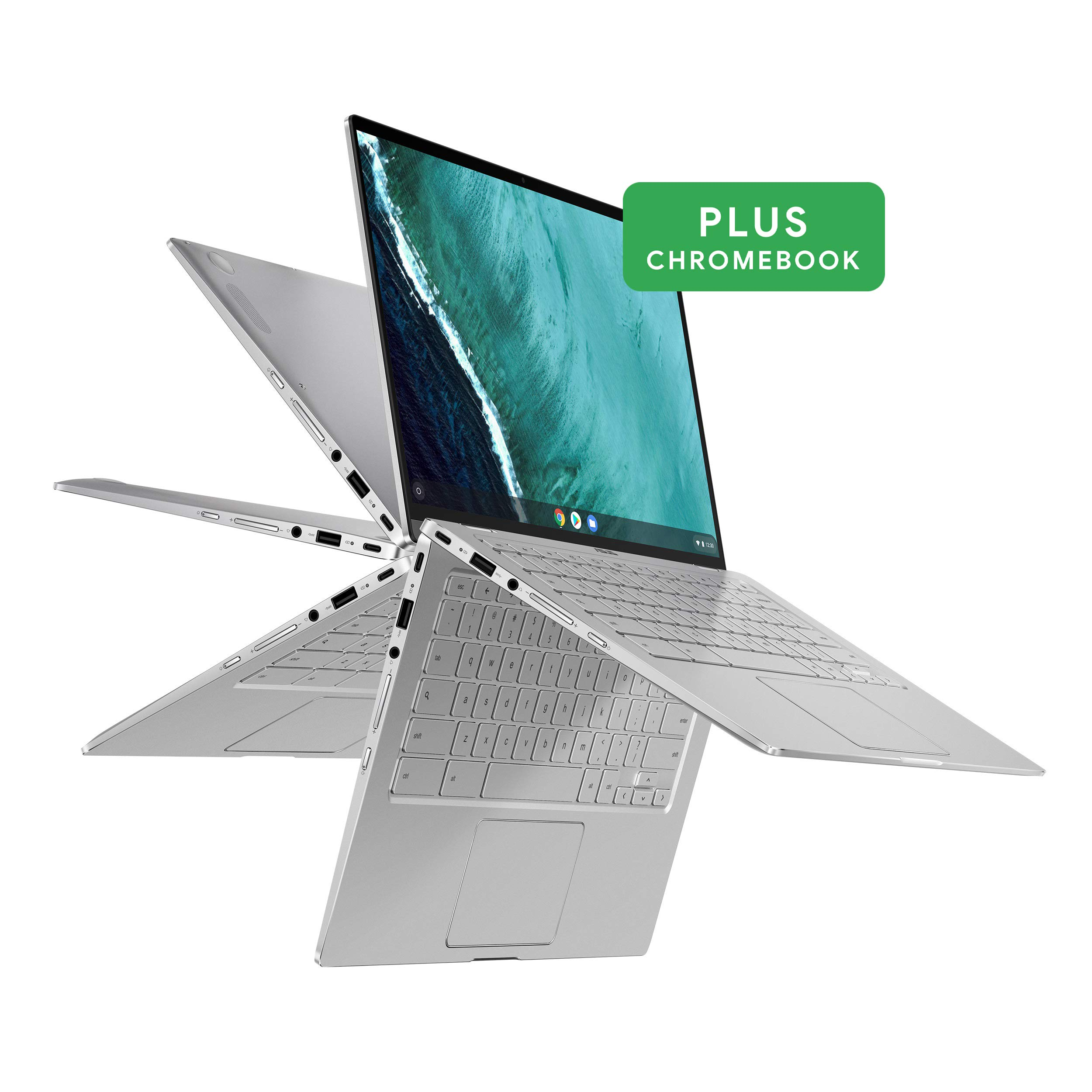 Chromebook Flip C434 2-In-1 Laptop, 4GB+64GB