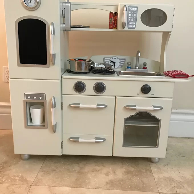 Wooden Play Kitchen Set