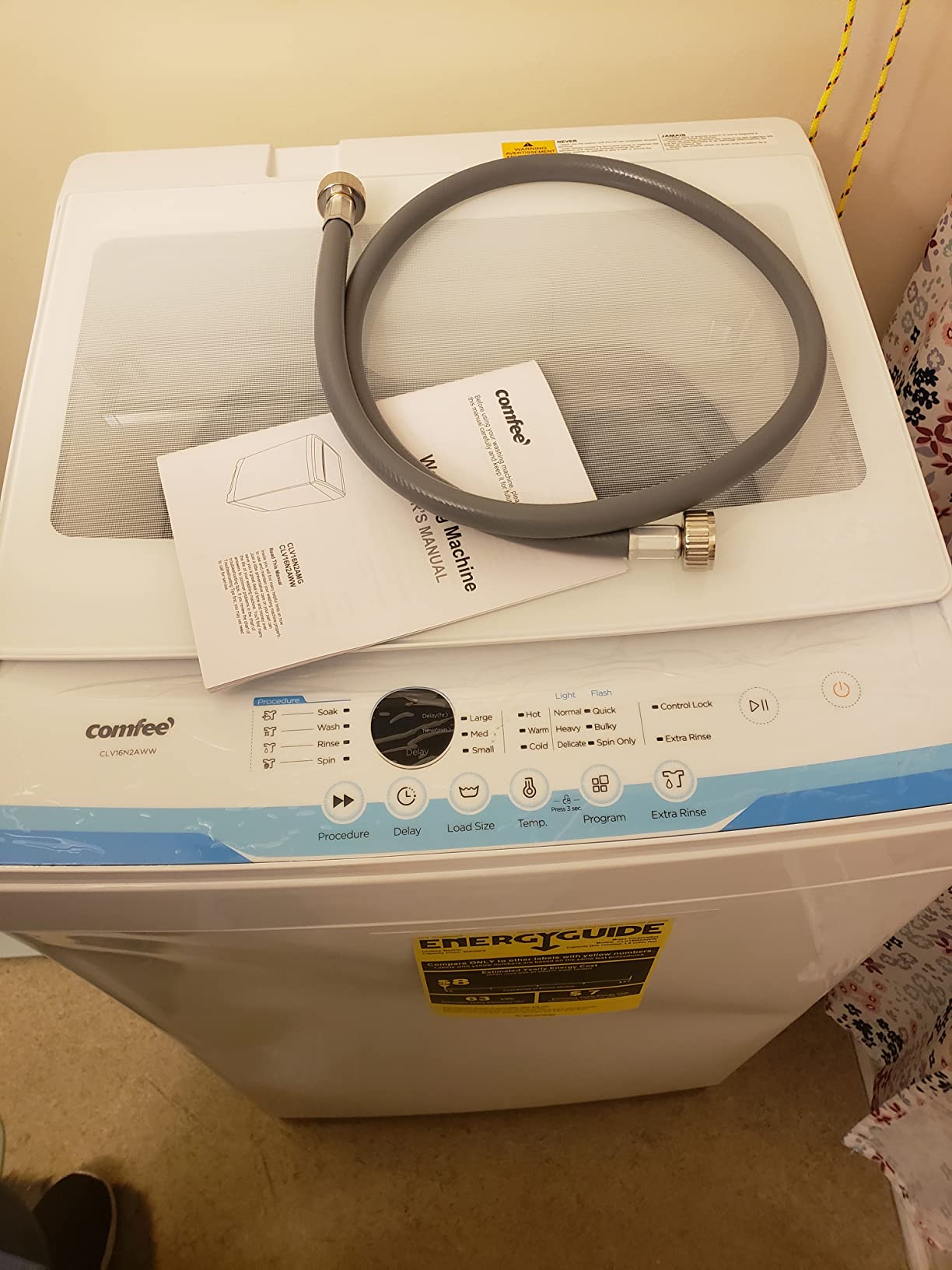 COMFEE 1.6 Cu.ft Portable Washing Machine